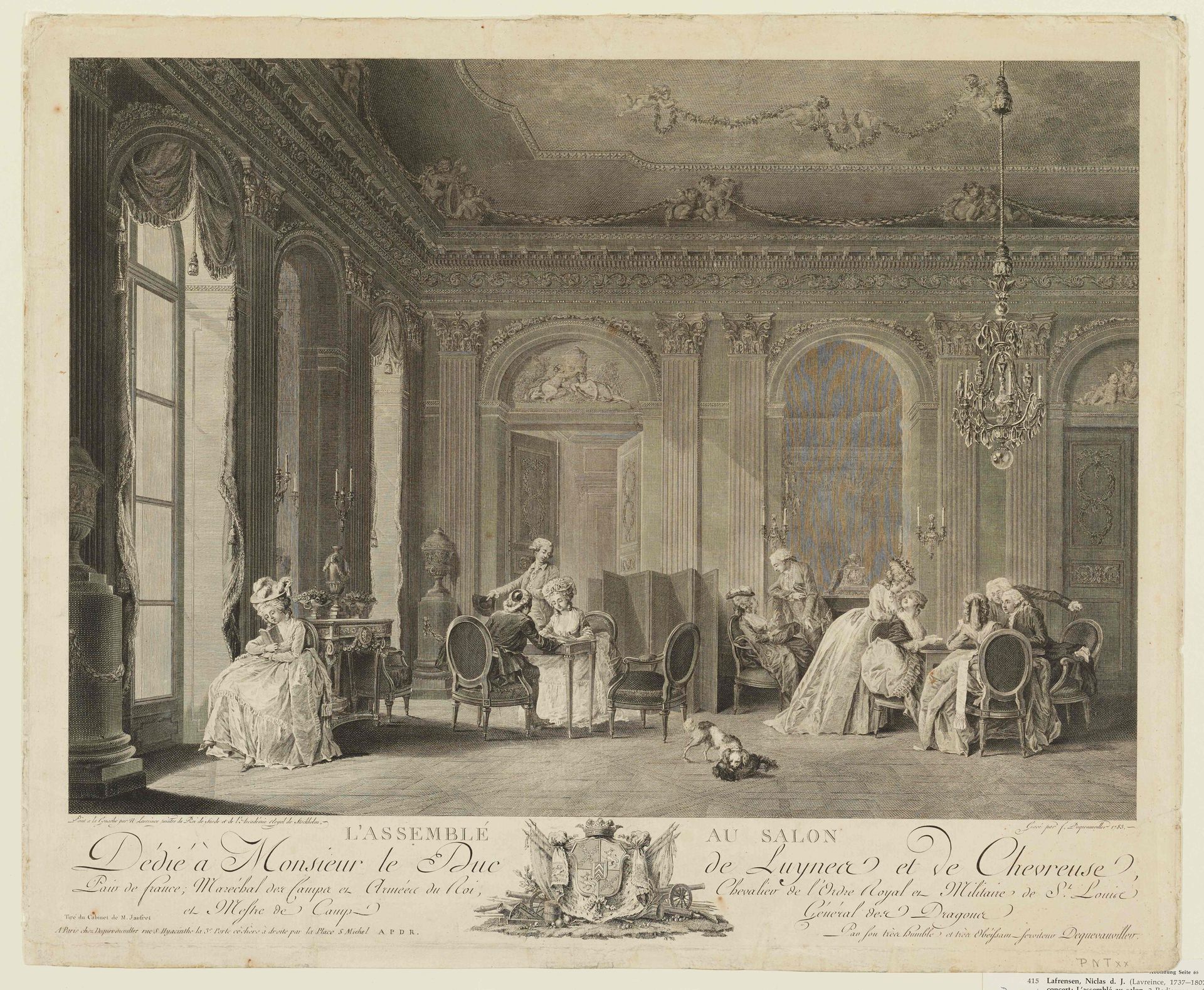 L'assemble au salon by Anonymous