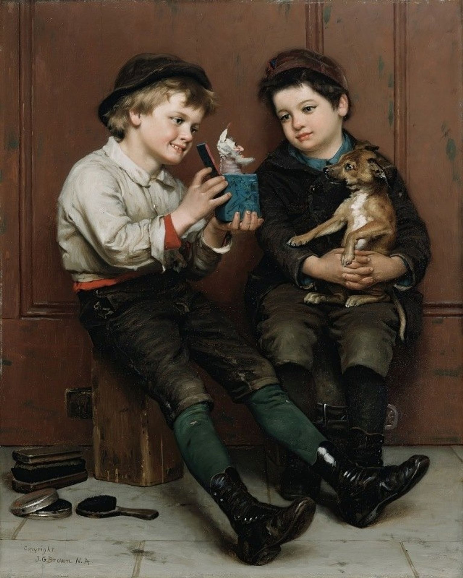A Surprise Party by John George Brown