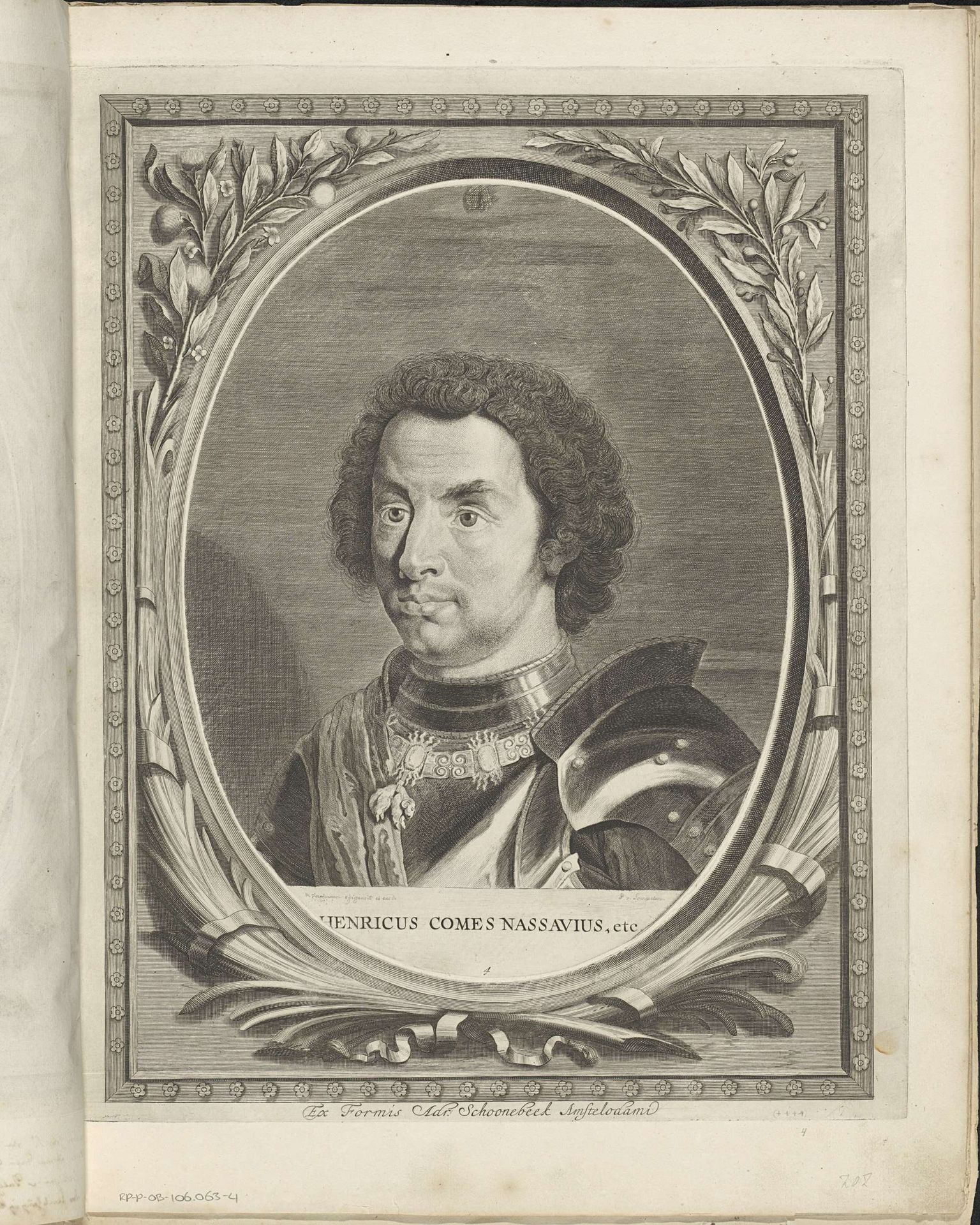 Portret van Hendrik III, graaf van Nassau- Breda by Pieter Van Sompel
