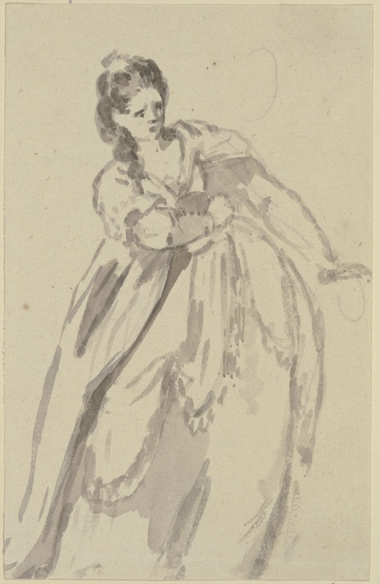 Die Schauspielerin Franziska Romana Koch als Alkeste by Georg Melchior Kraus