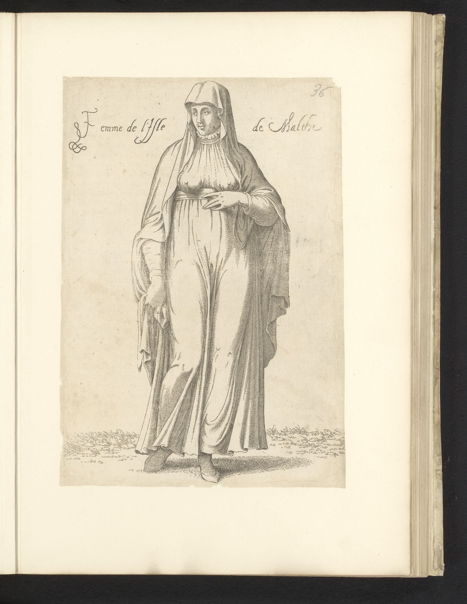 Vrouw afkomstig van Malta by Léon Davent