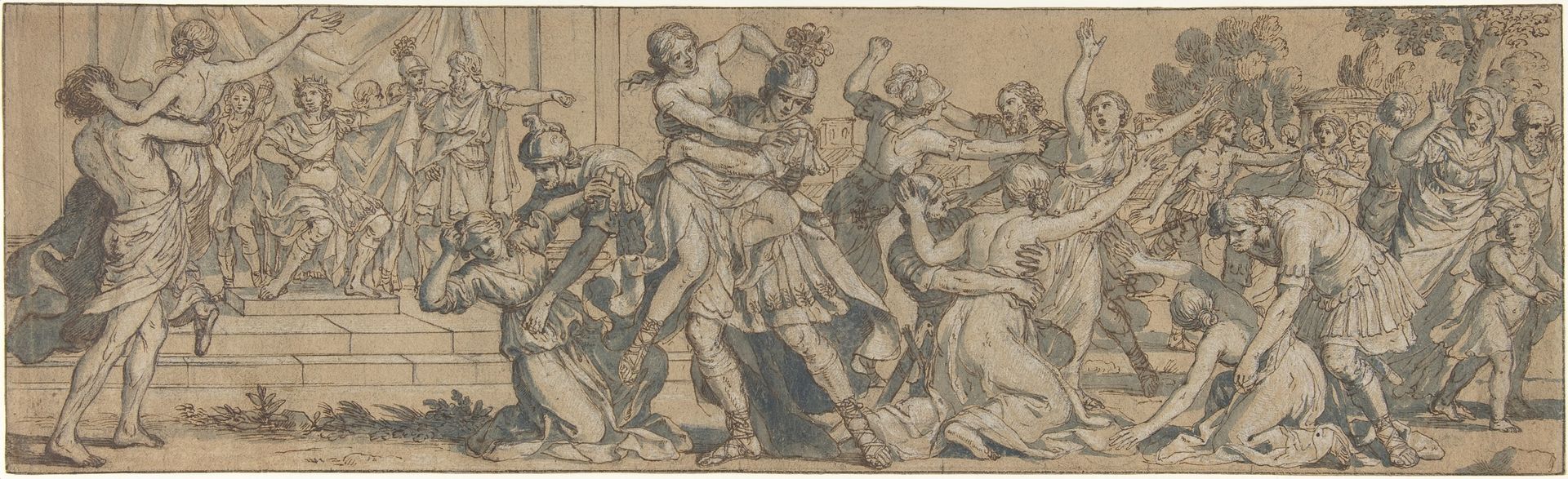 The Rape of the Sabines by Giacinto Gimignani