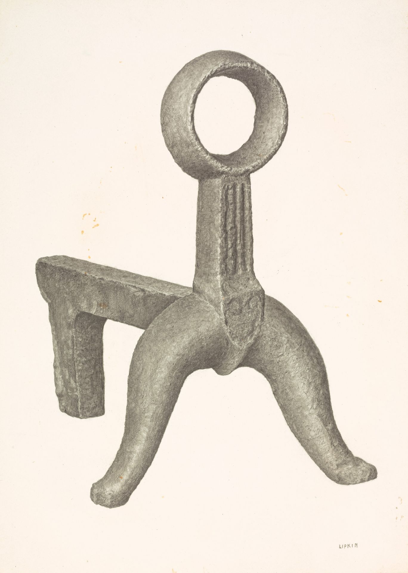 Andiron by Jacob Lipkin