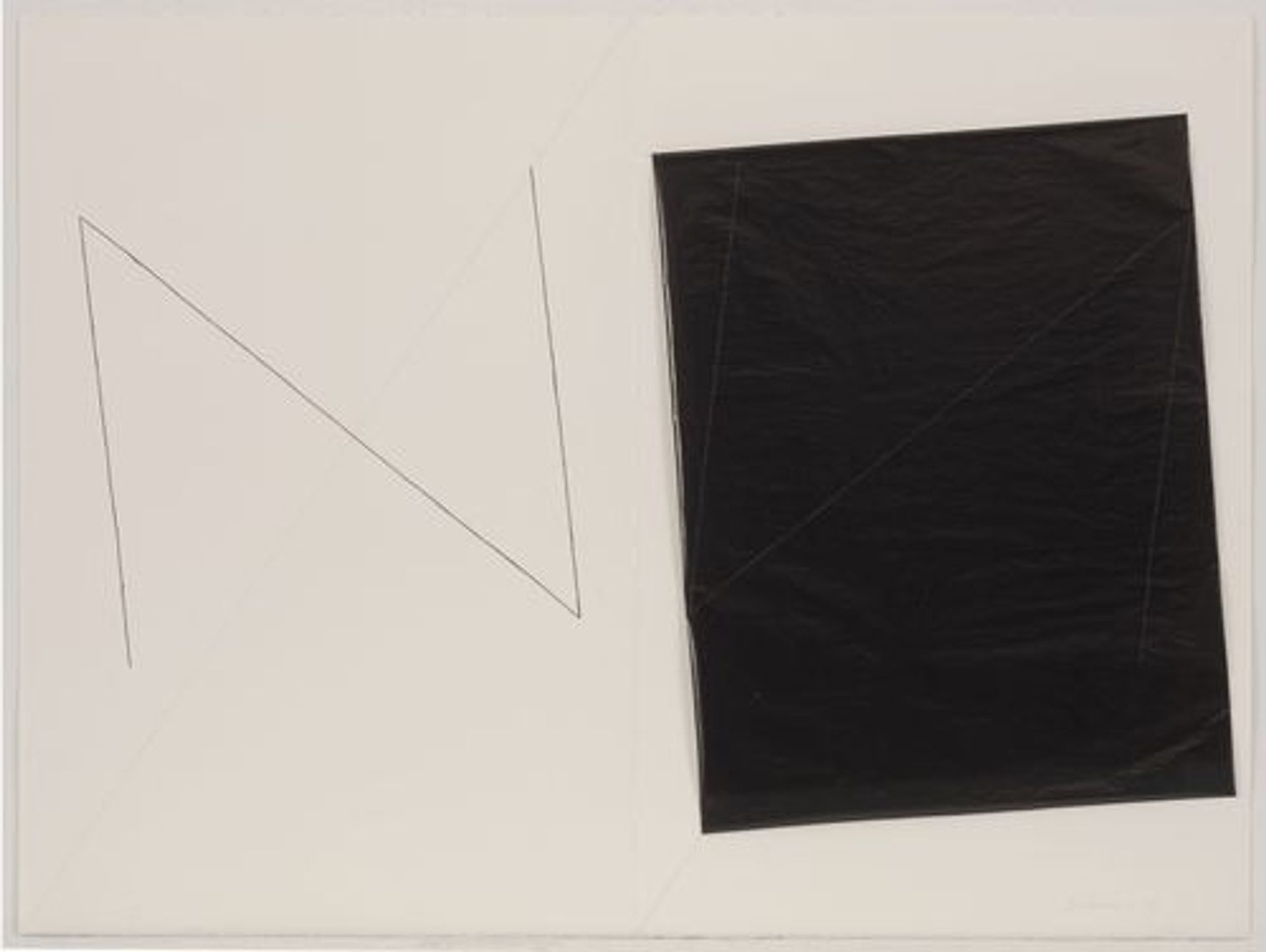 Drawing Which Makes Itself by Dorothea Rockburne