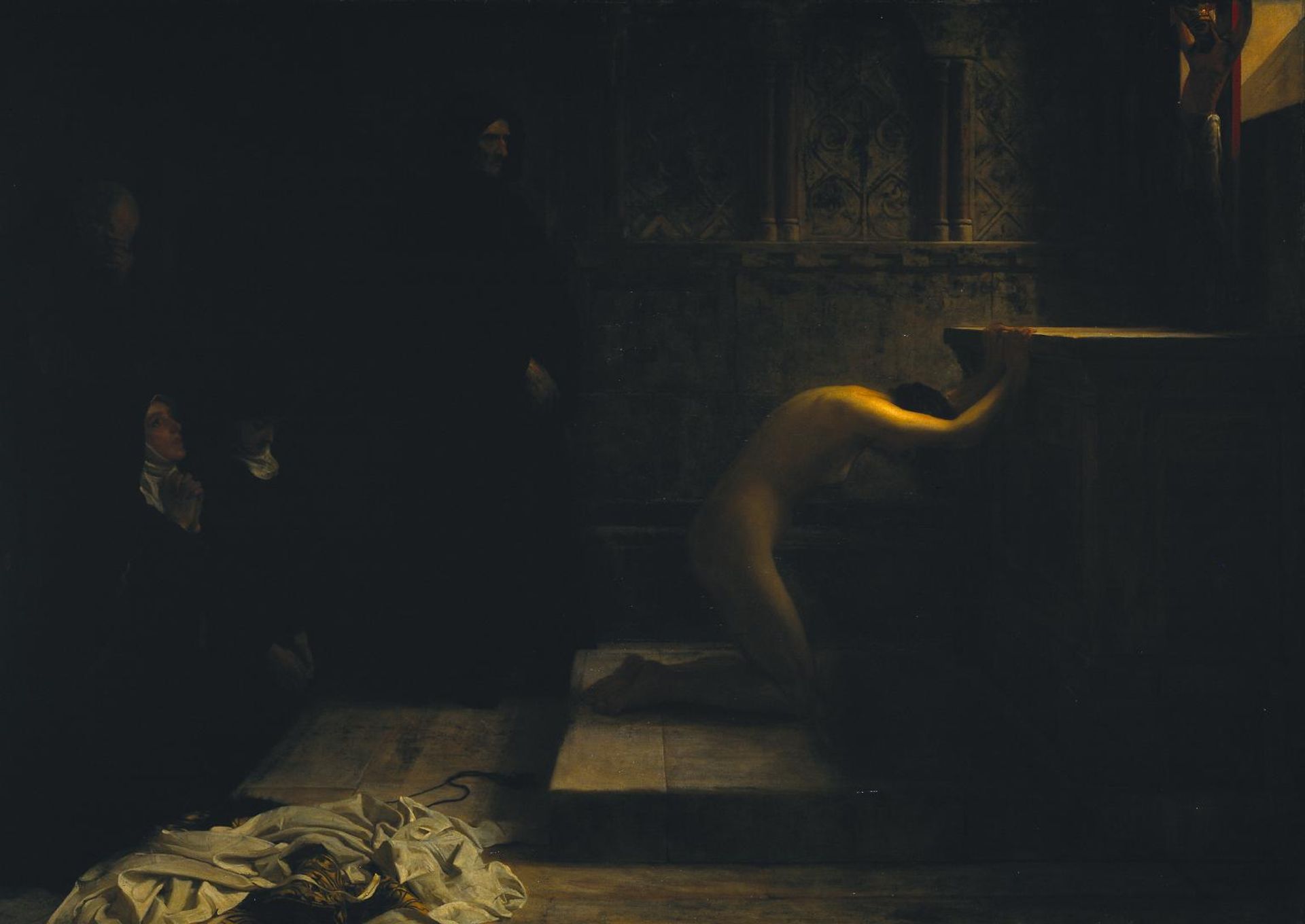 St Elizabeth of Hungary’s Great Act of Renunciation by  Philip Hermogenes Calderon