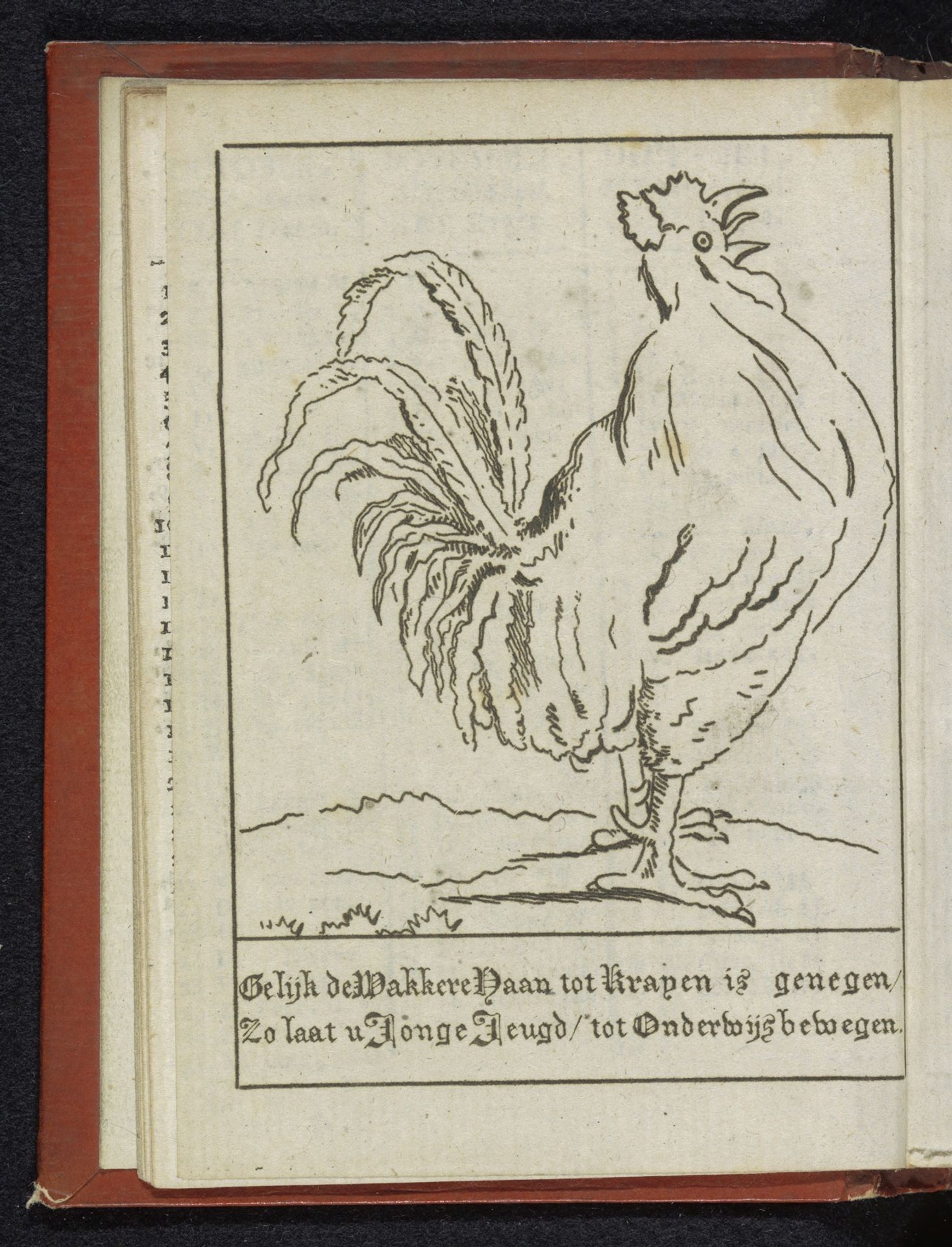 De Wakkere Haan, 1796 by Pieter van Woensel