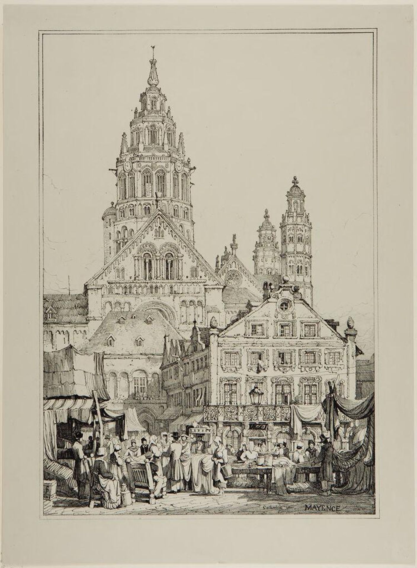 Mainz by Samuel Prout