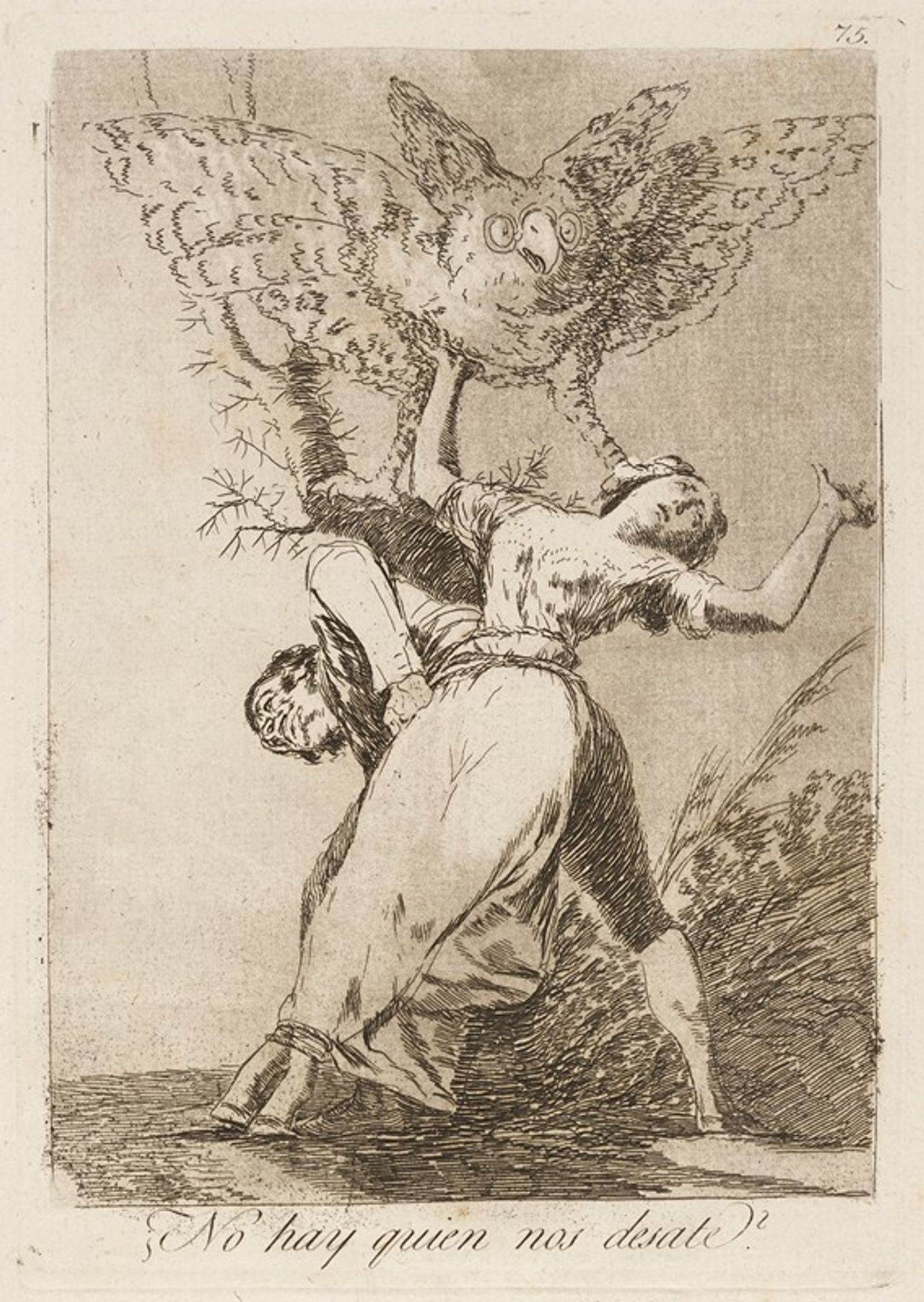 No hay quien nos desate by Francisco de Goya
