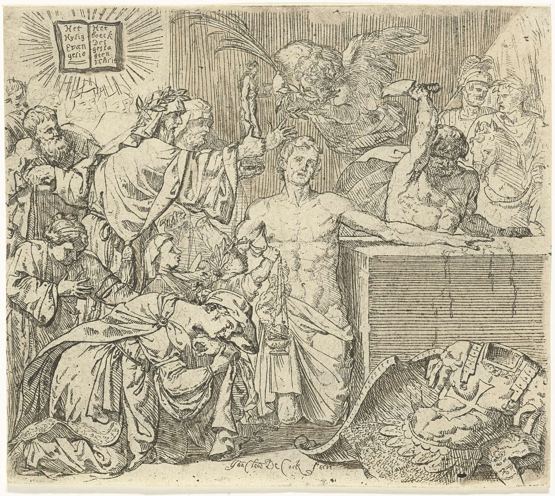 Marteling van de heilige Quirinus van Neuss by Jan Claudius de Cock
