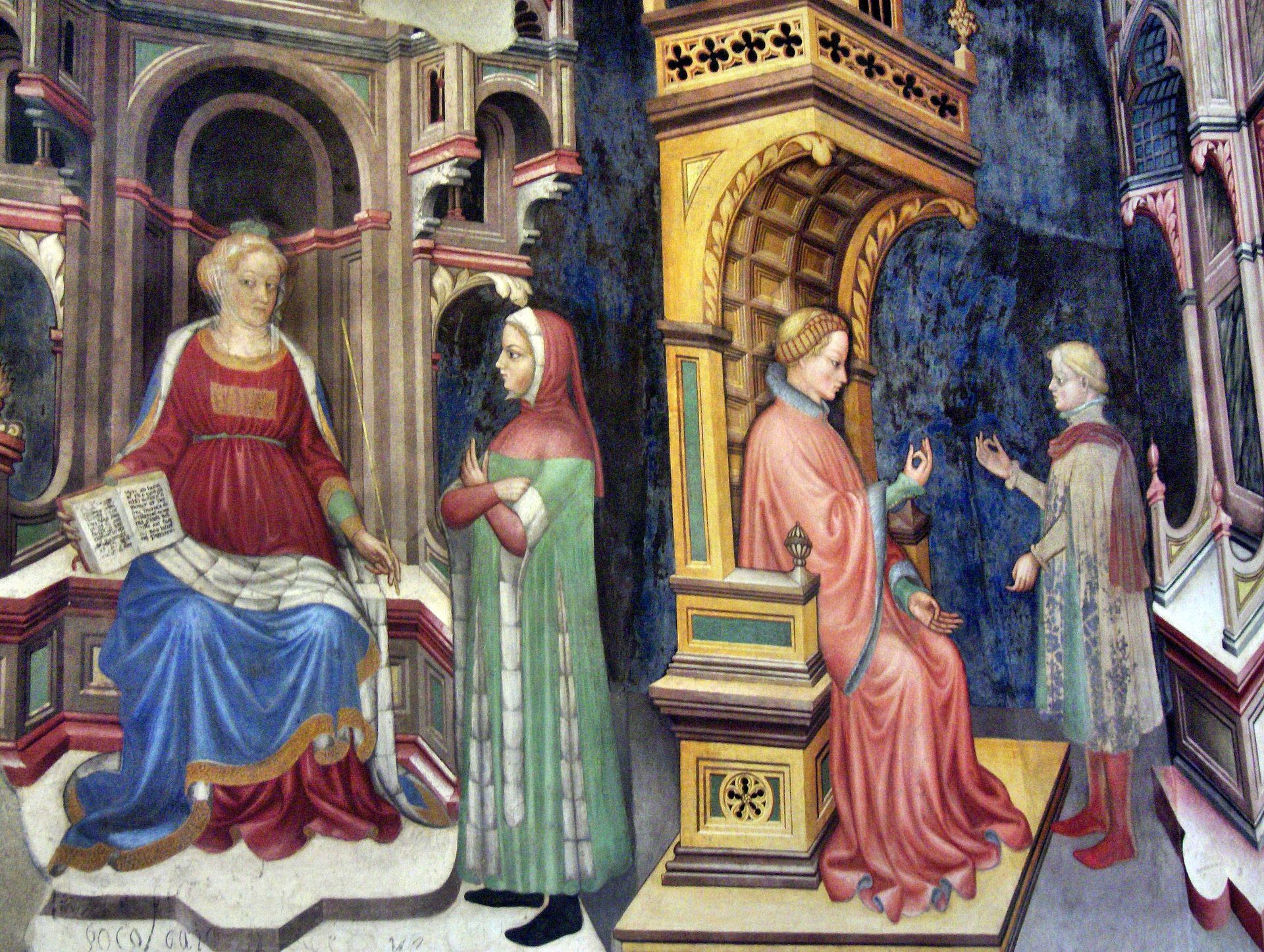 Philosophy and Grammar by Gentile da Fabriano