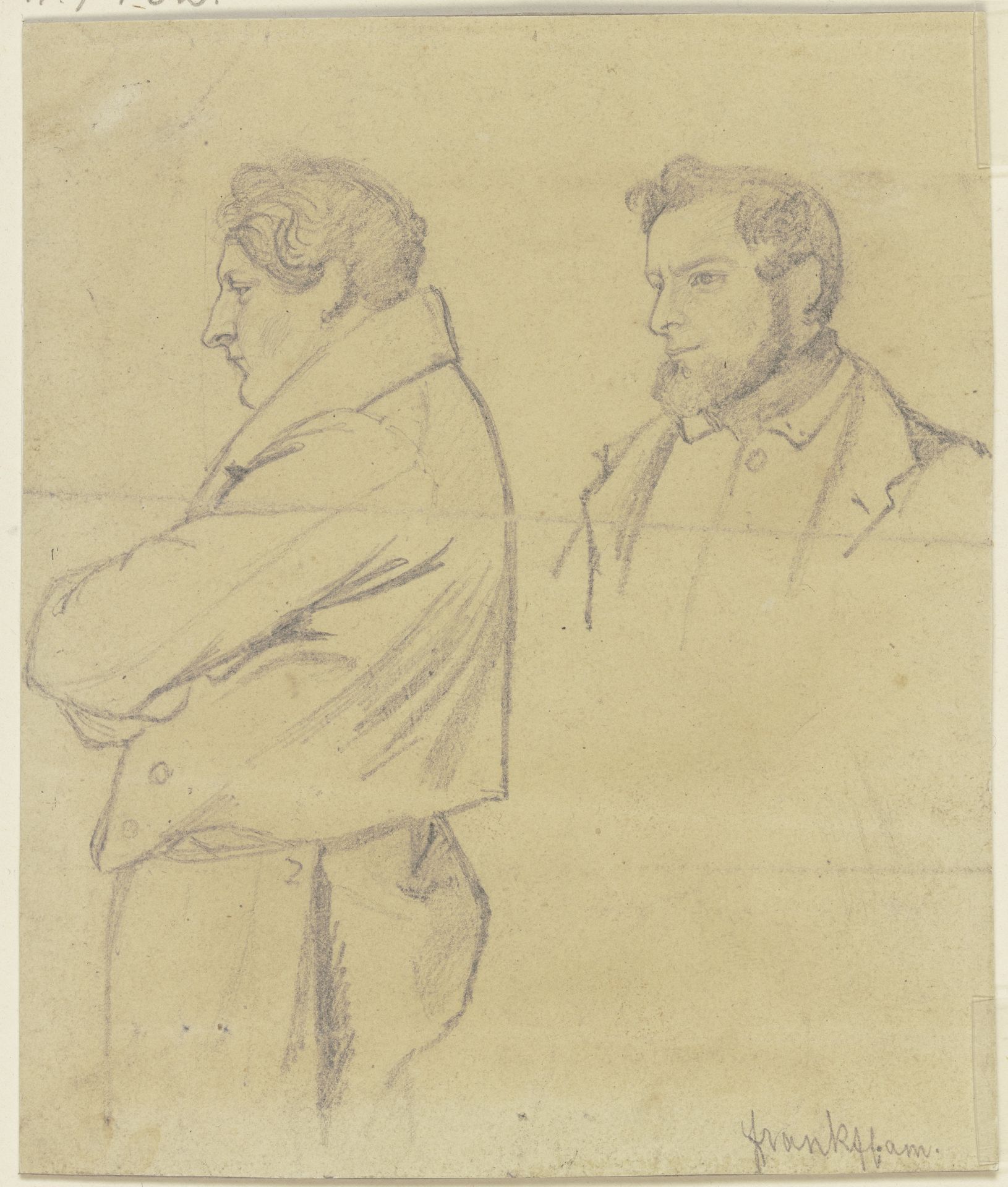 Bierbrauer Körber aus der großen Friedberger Gasse, Halbfigur und Brustbild by Carl Hoff