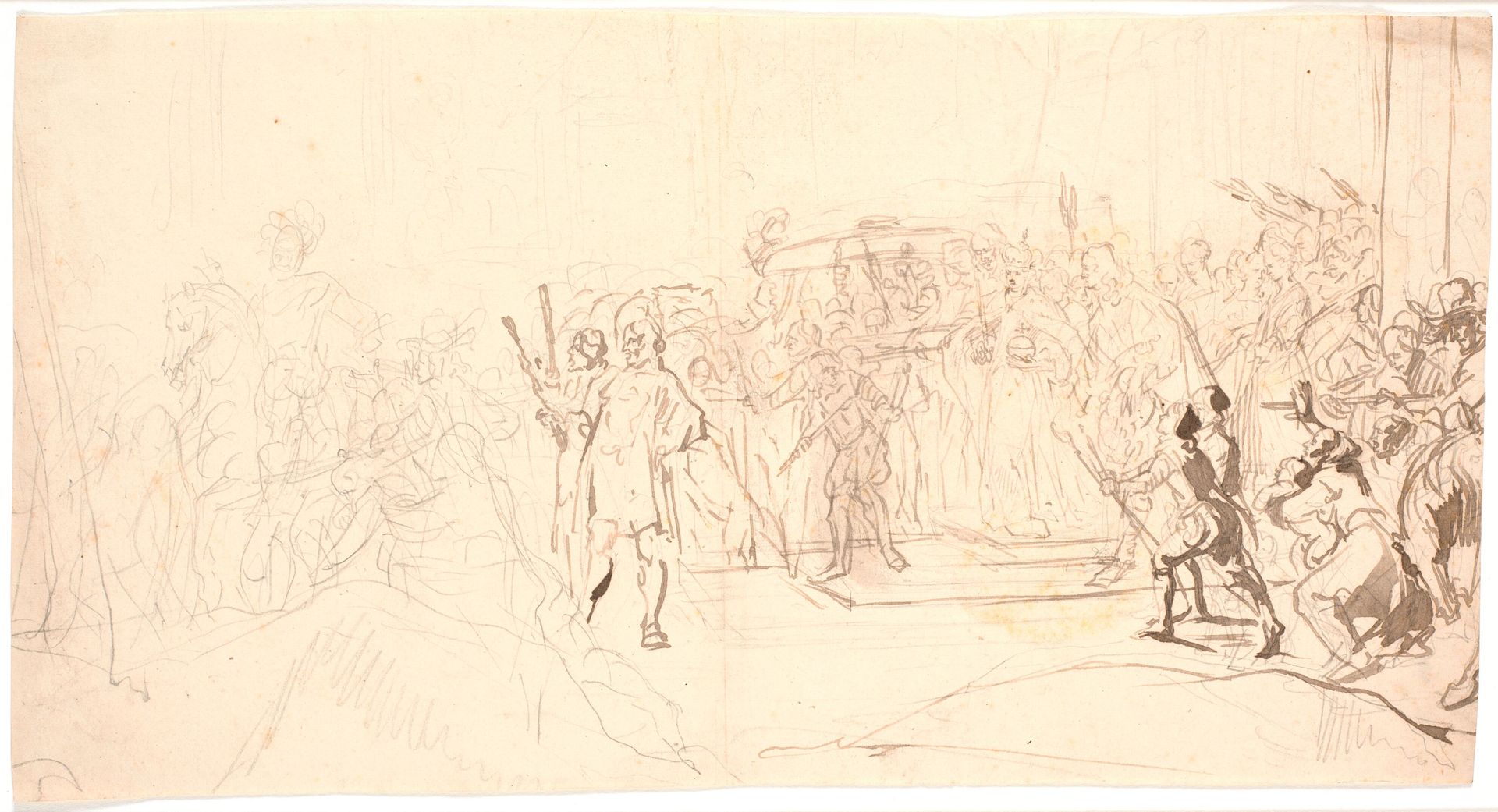 En kongelig procession by Jürgen Ovens