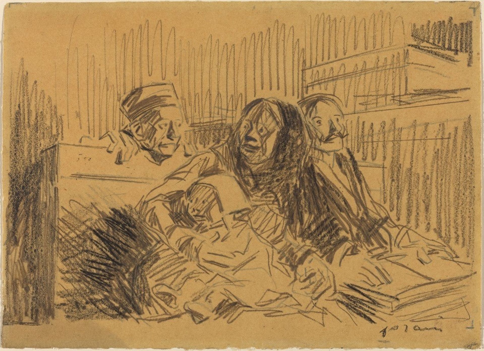 Defenseur et Accuse by Jean-Louis Forain