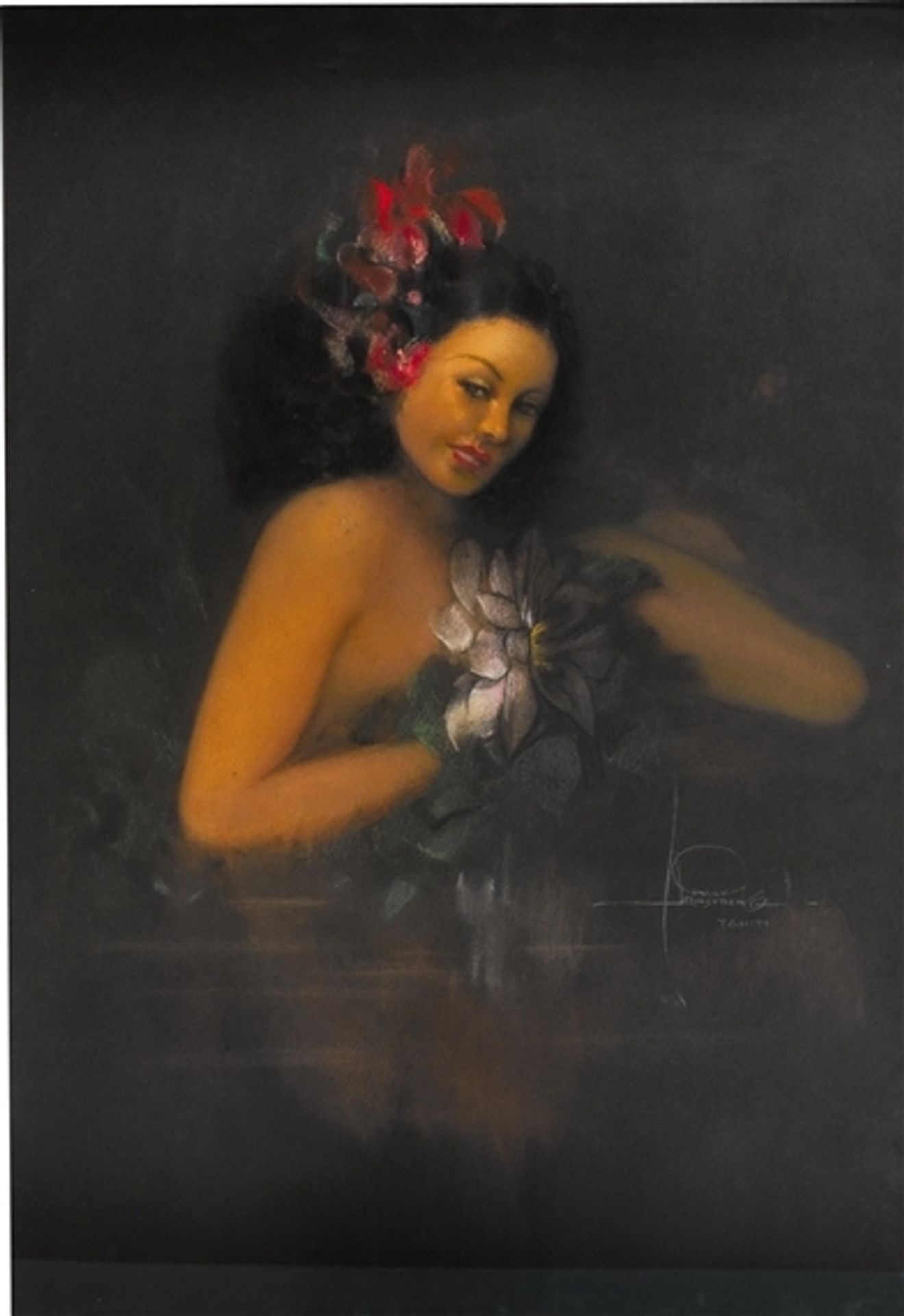 Tahitian Nude by Rolf Armstrong