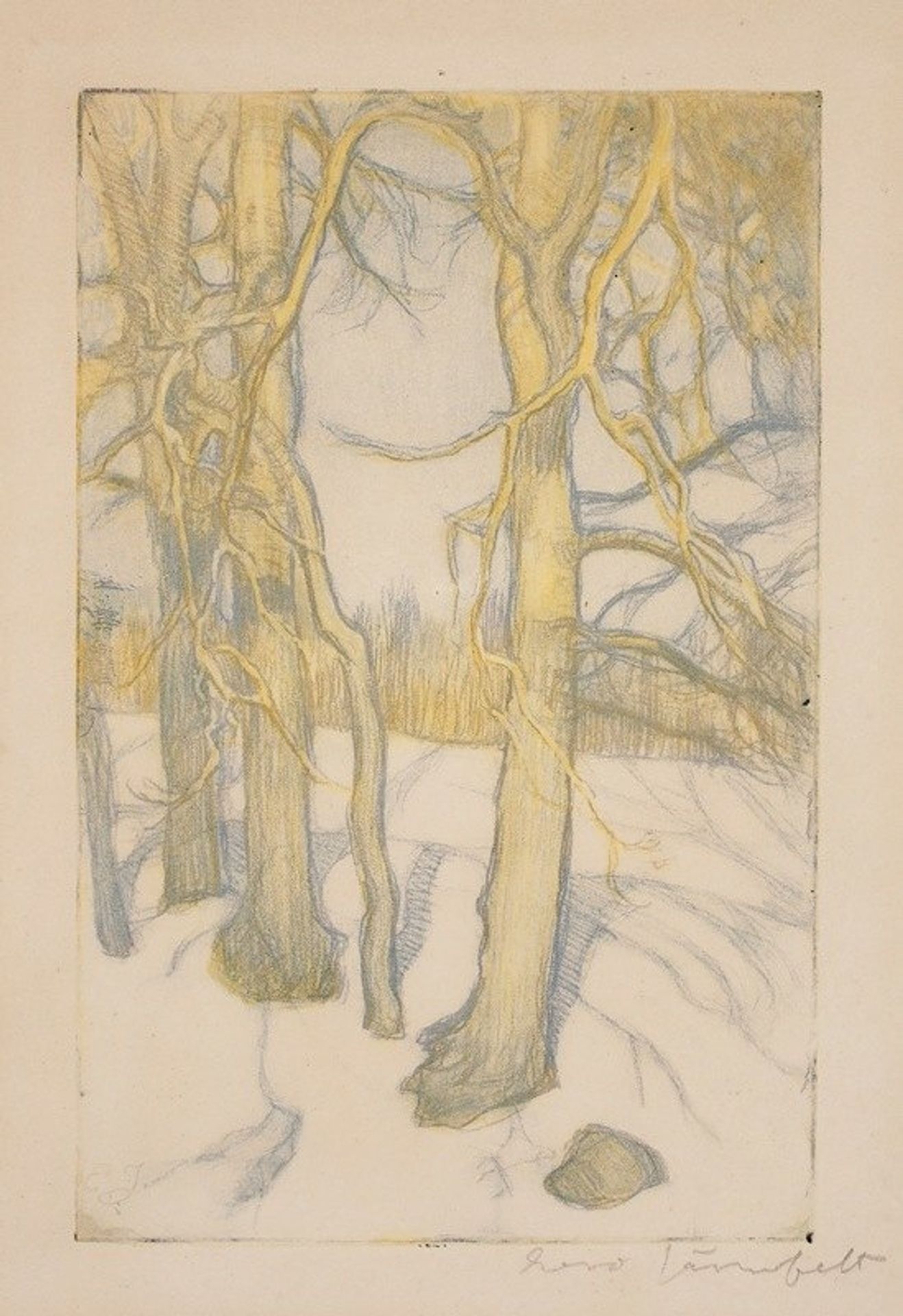 Talvisia puita by Eero Järnefelt