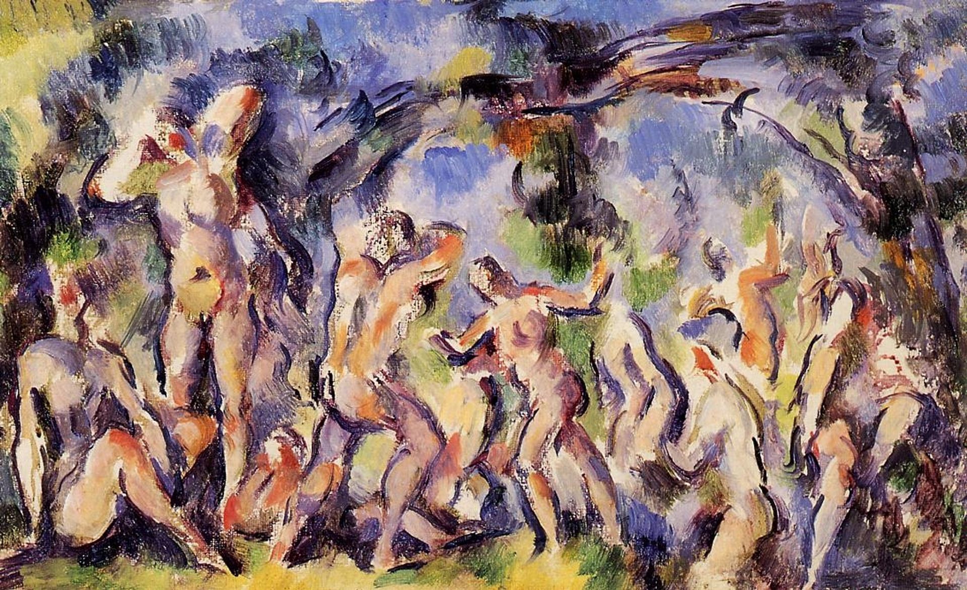 Study of Bathers by Paul Cézanne