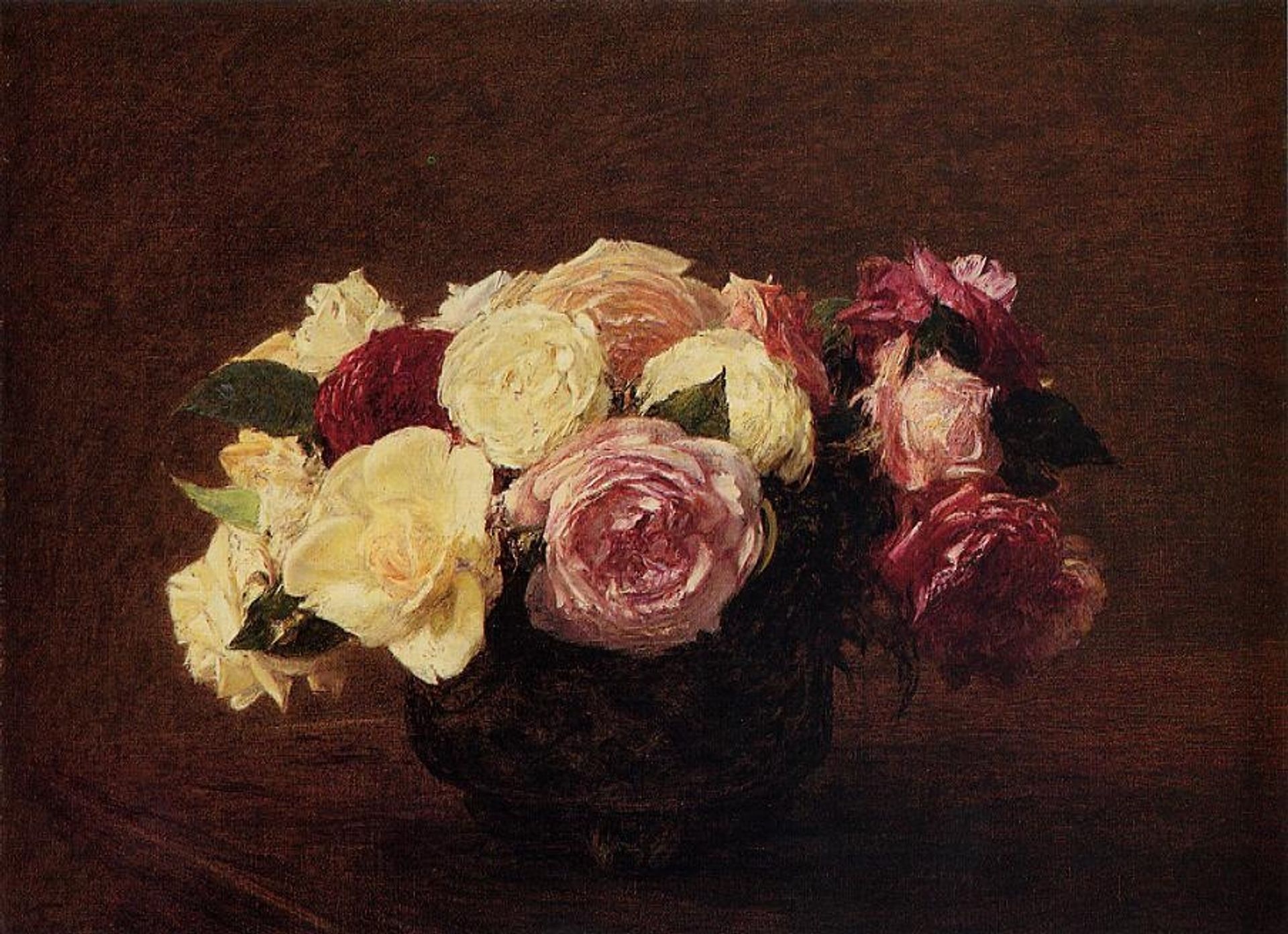 Roses - Henri Fantin-Latour | Artera