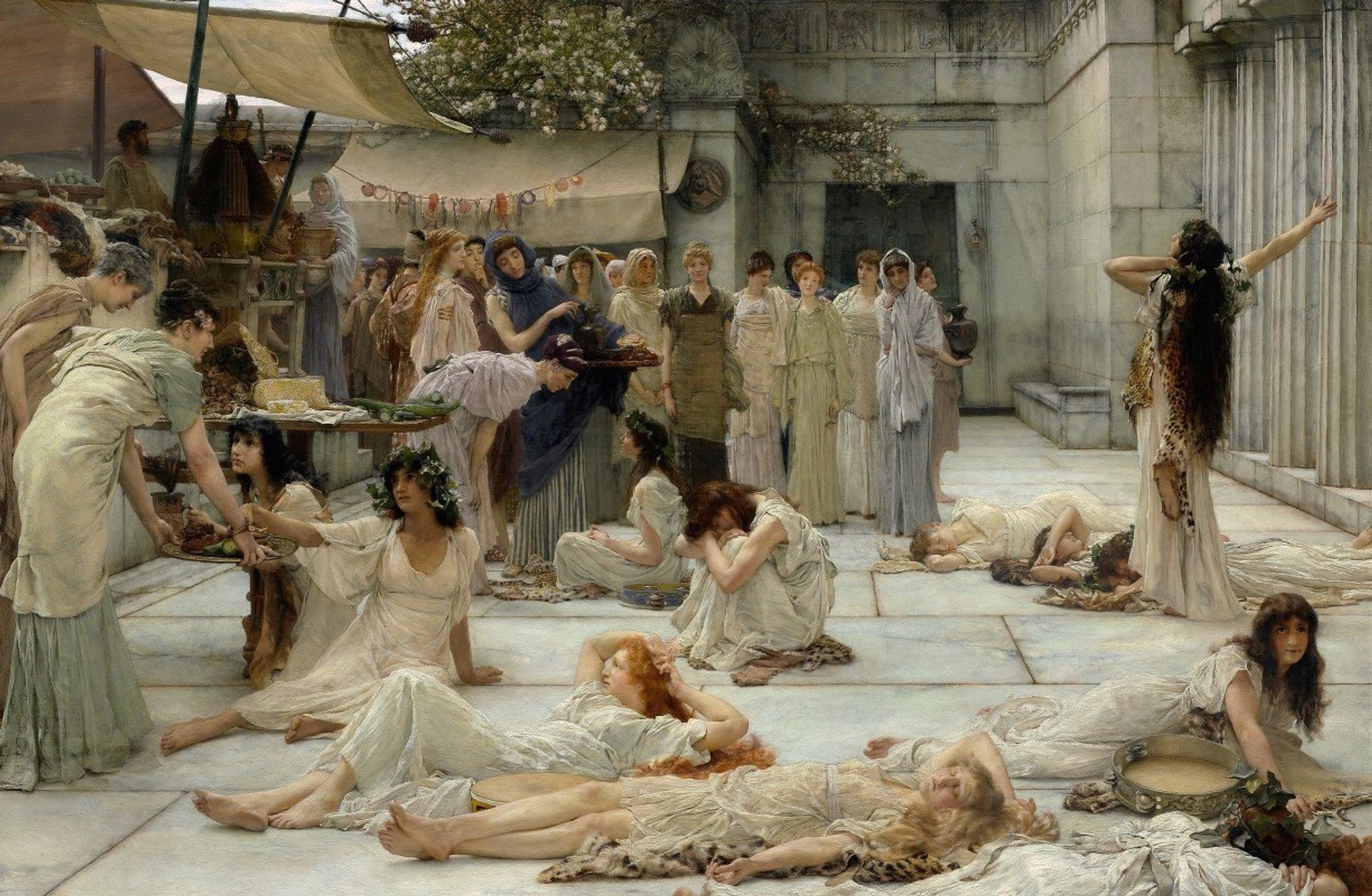 The Women of Amphissa by Lawrence Alma-Tadema