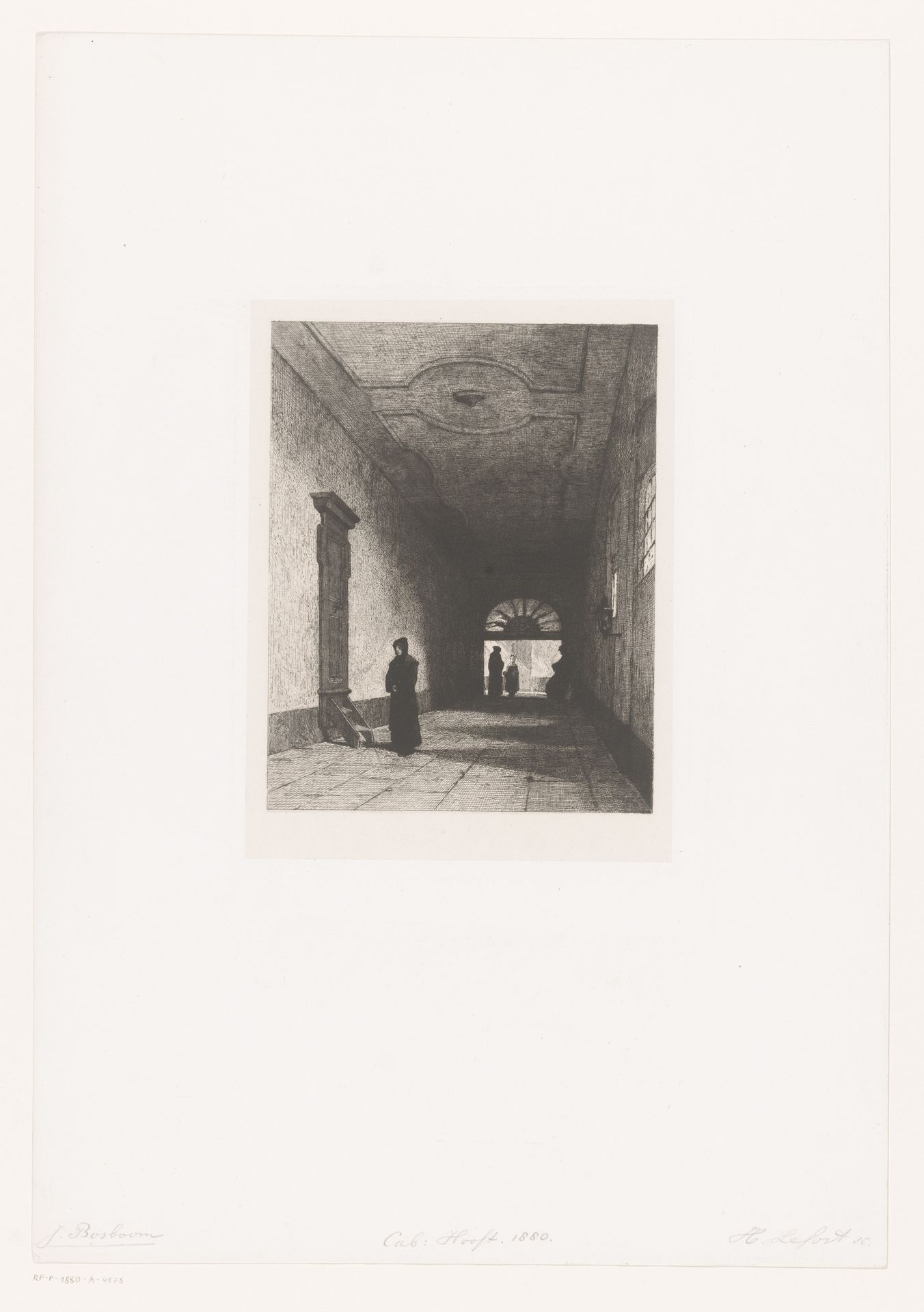 Kloostergang by Henri Emile Lefort