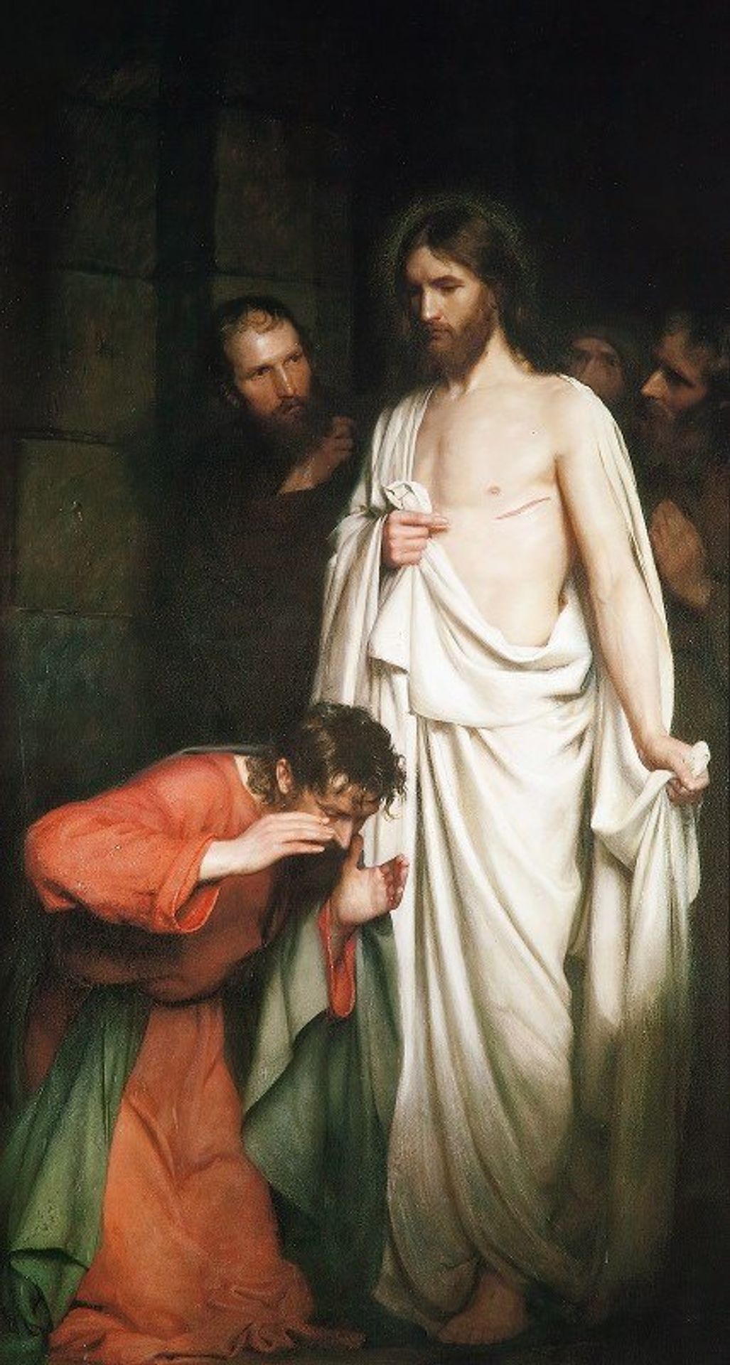 The Doubting Thomas by Carl Bloch
