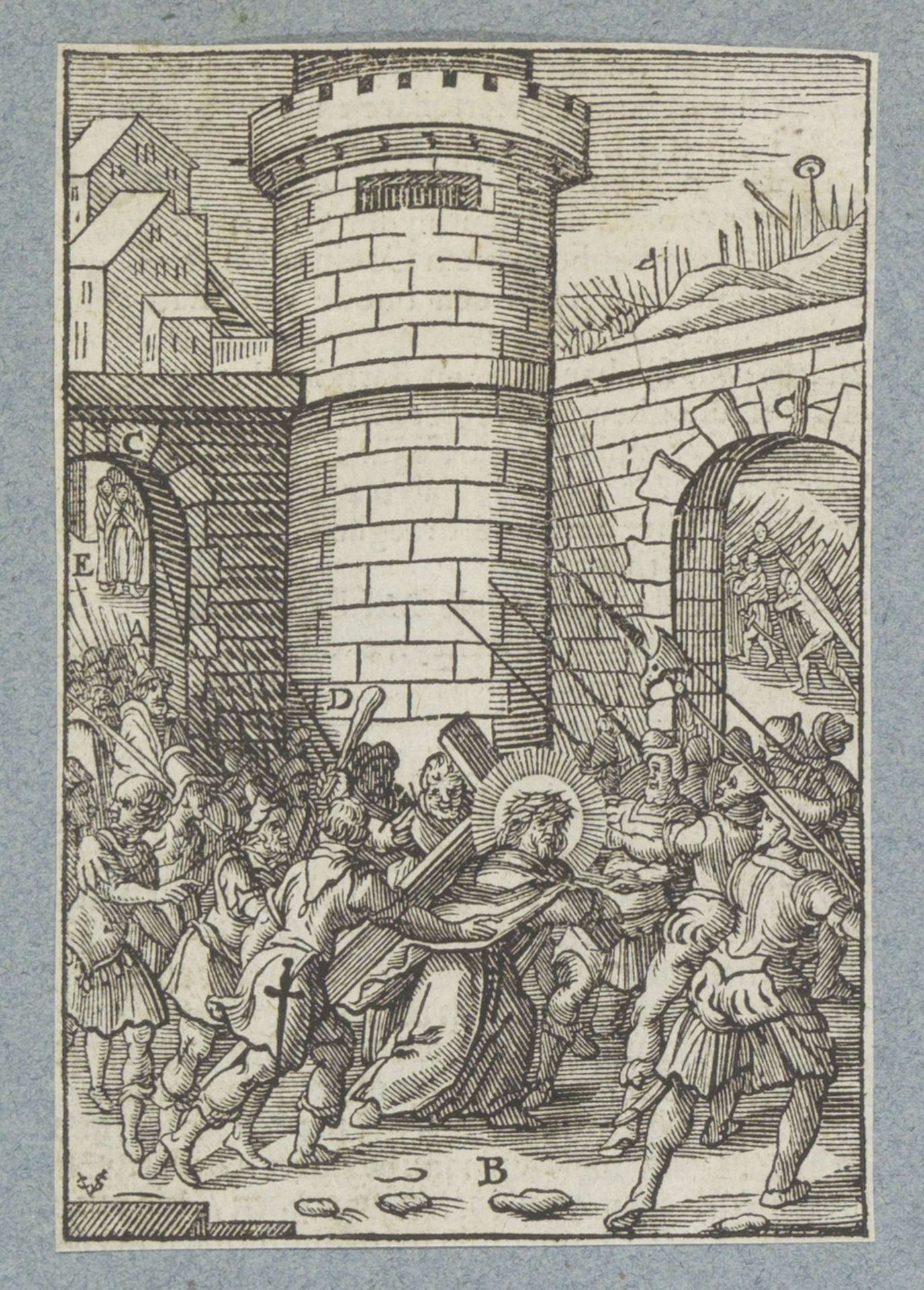 Kruisdraging by Christoffel van (II) Sichem