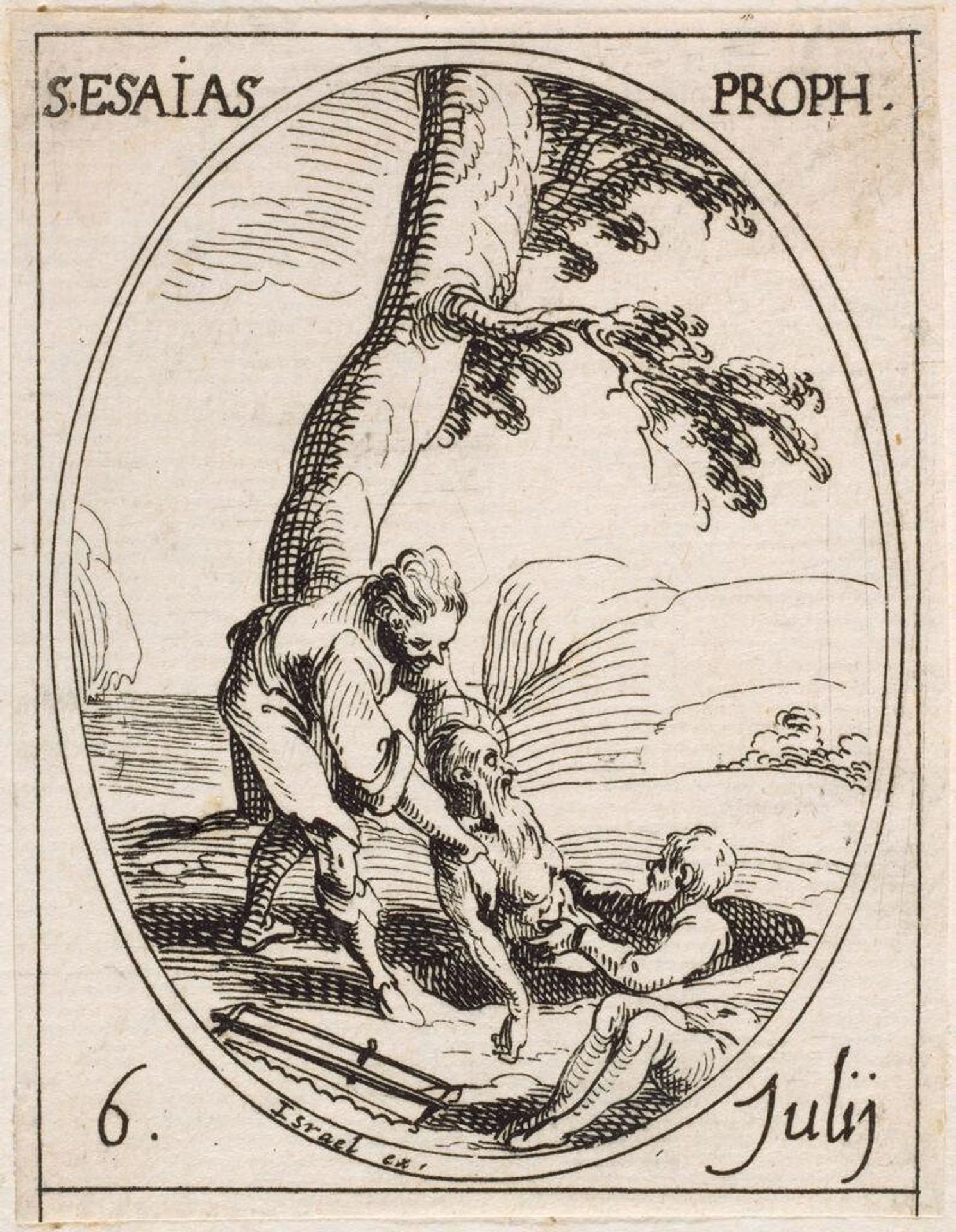 Saint Isaiah by Jacques Callot