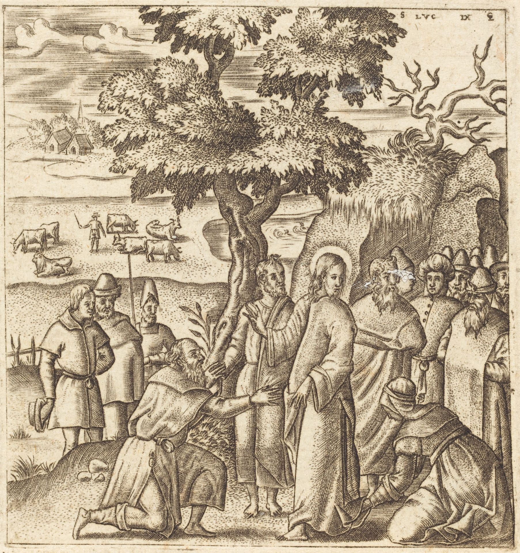 Christ Heals a Sick Woman by Léonard Gaultier
