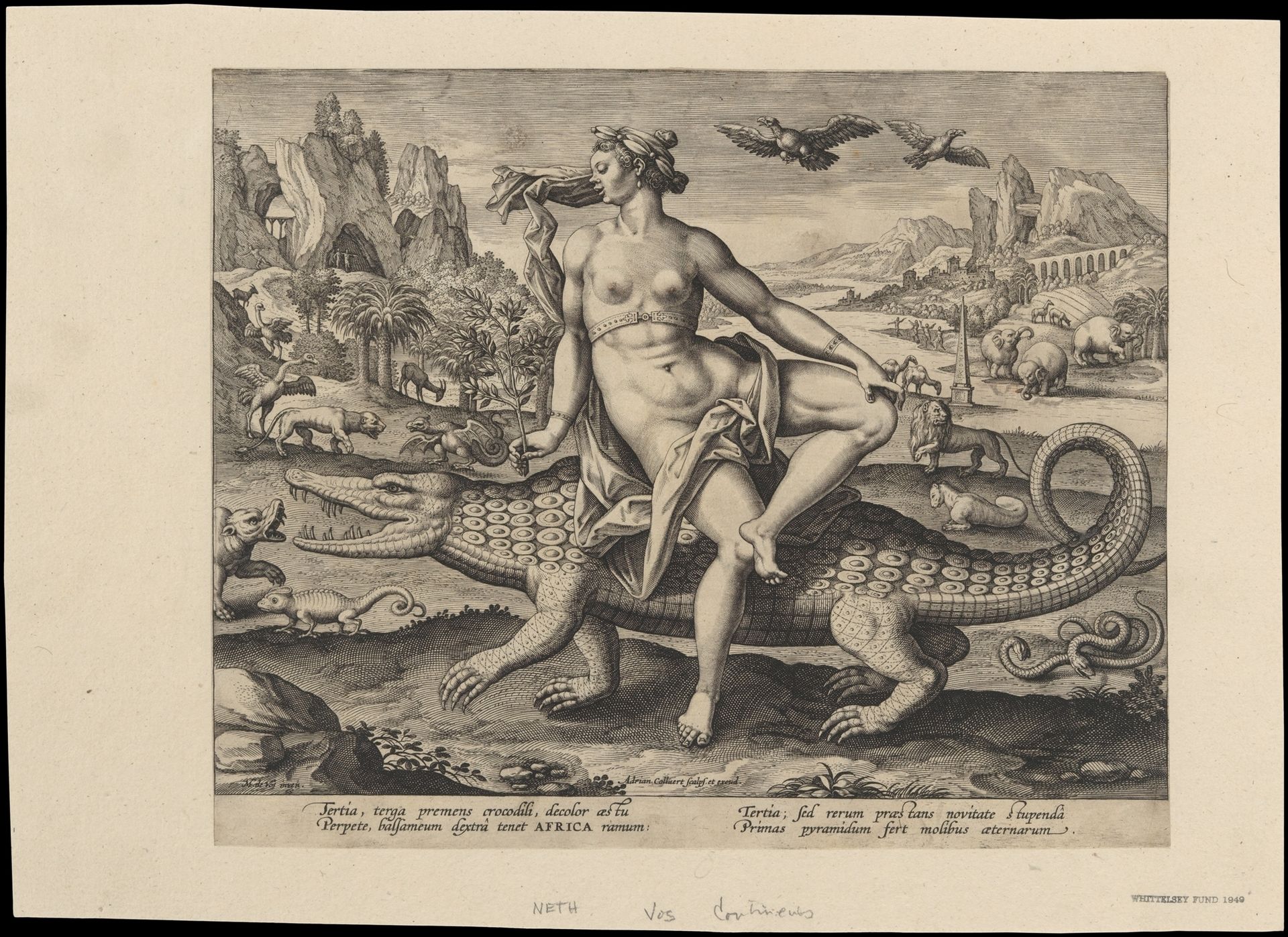 Allegory of Africa, from the Four Continents by Adriaen Collaert