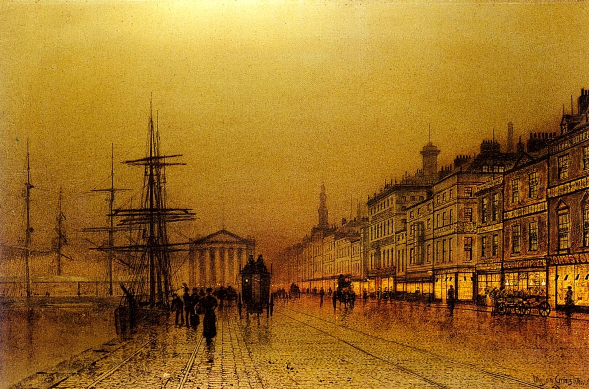 Greenock by John Atkinson Grimshaw