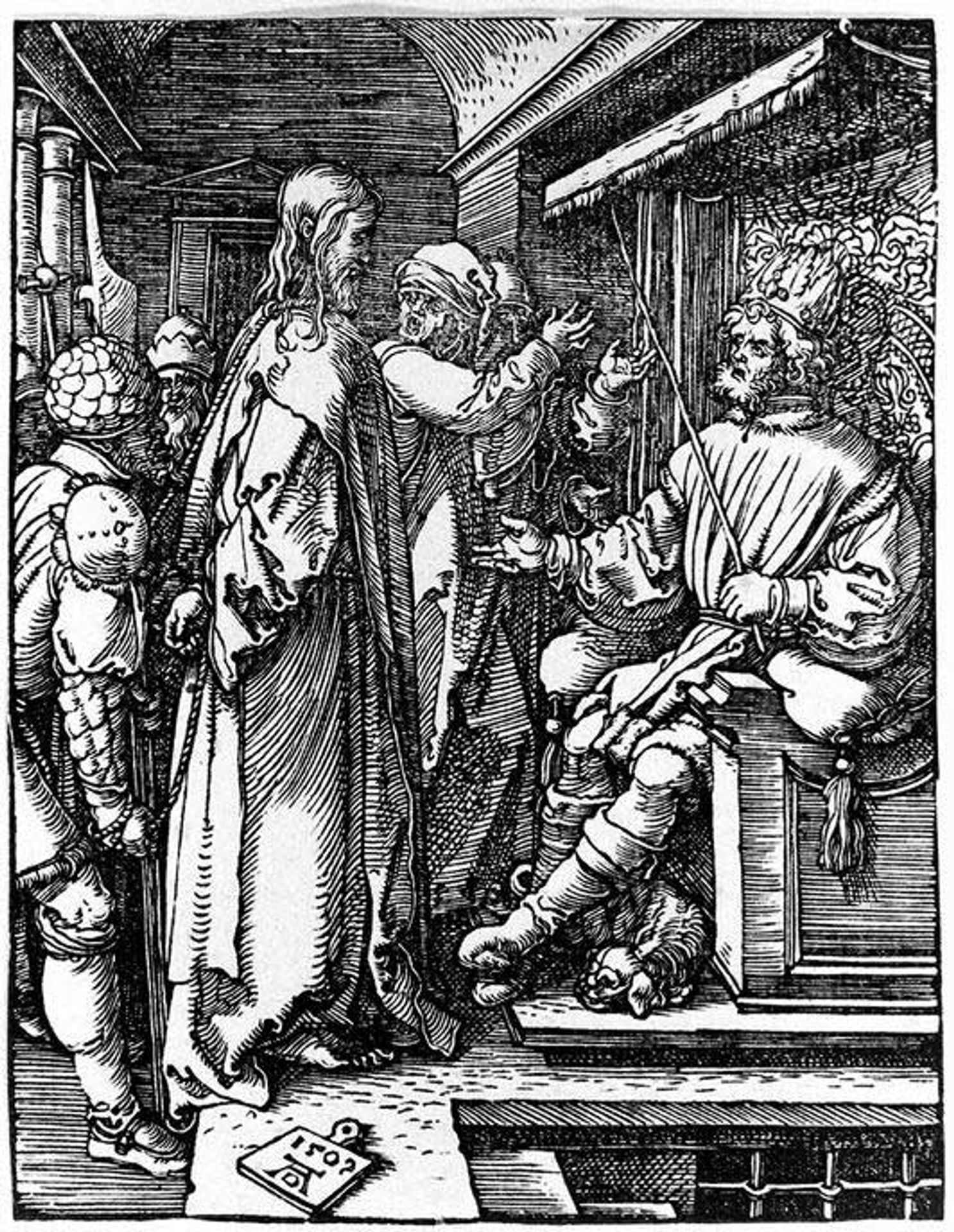 Christ before Herod by Albrecht Durer