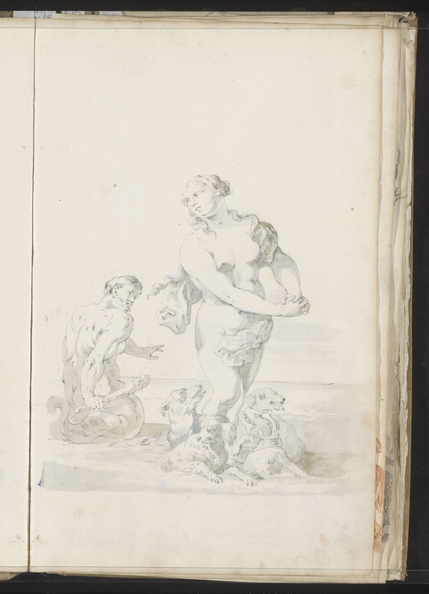 Triton en Venus by Jacob Toorenvliet