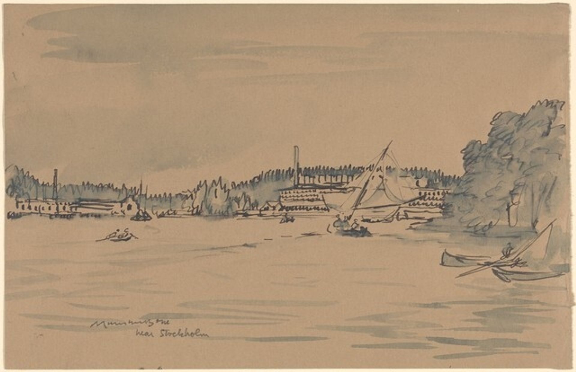 Near Stockholm by Muirhead Bone