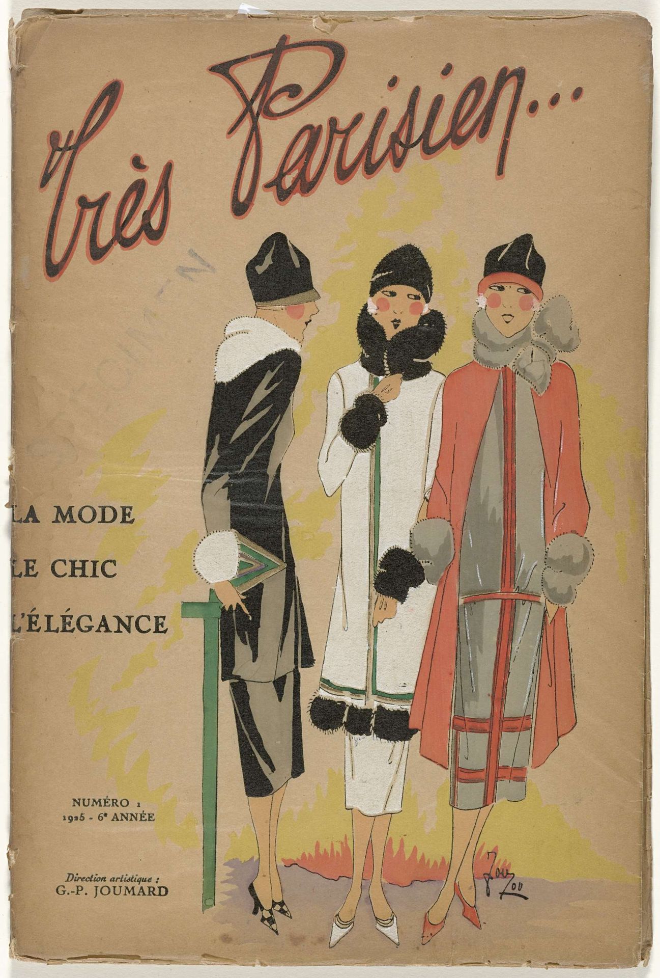 Très Parisien (...)La Mode Le Chic L'Élégance 1925, Numéro 1, 1925-6e Année by G-P. Joumard