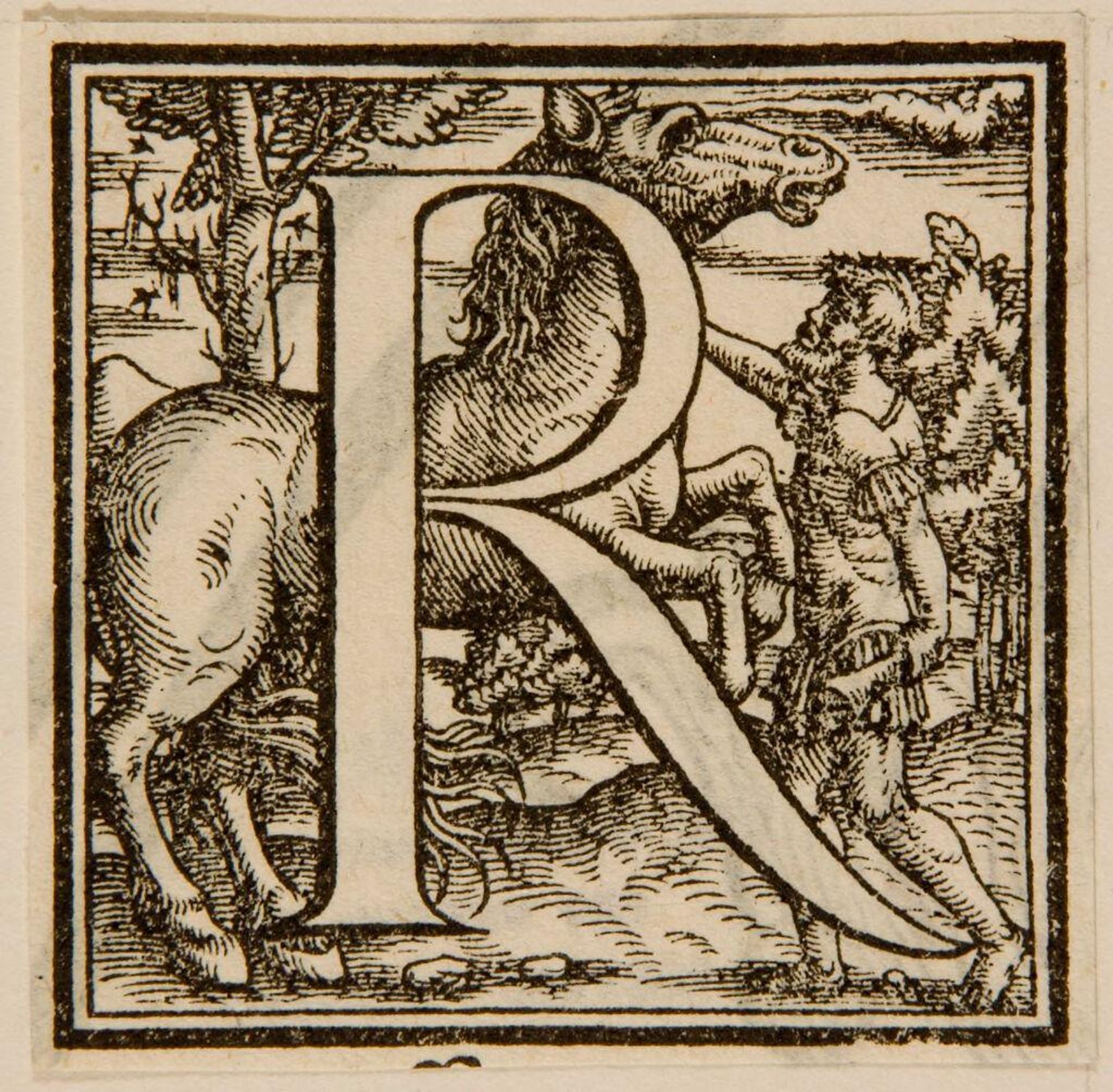Letter R by Anonymous