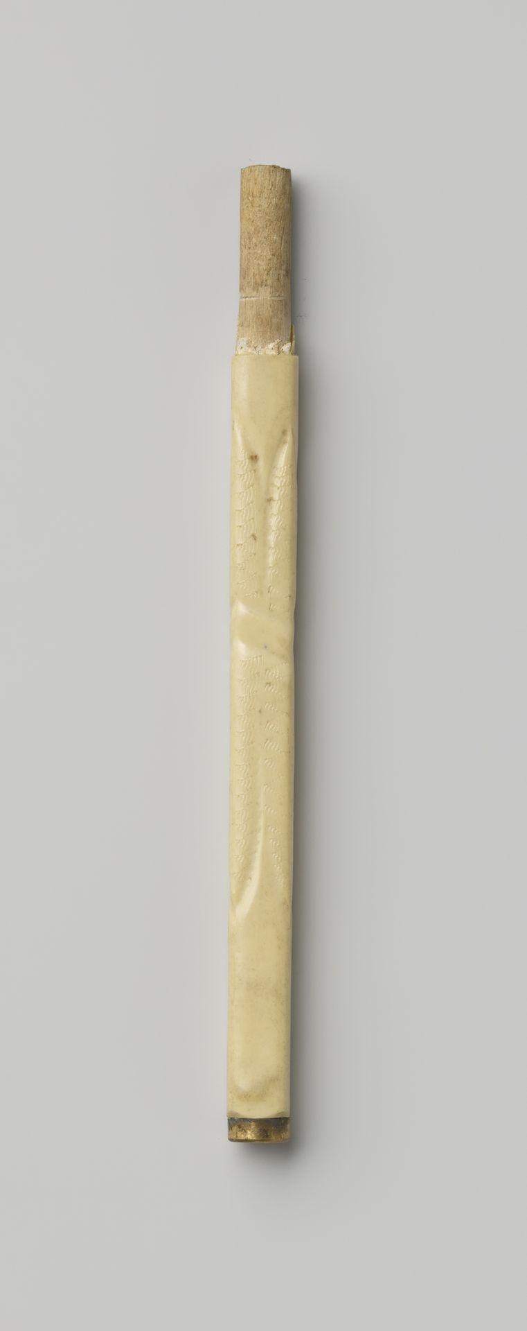 Met been bekleed handvat, voor een paraplu of parasol; met vergulde knop by Gustav Schnitzler