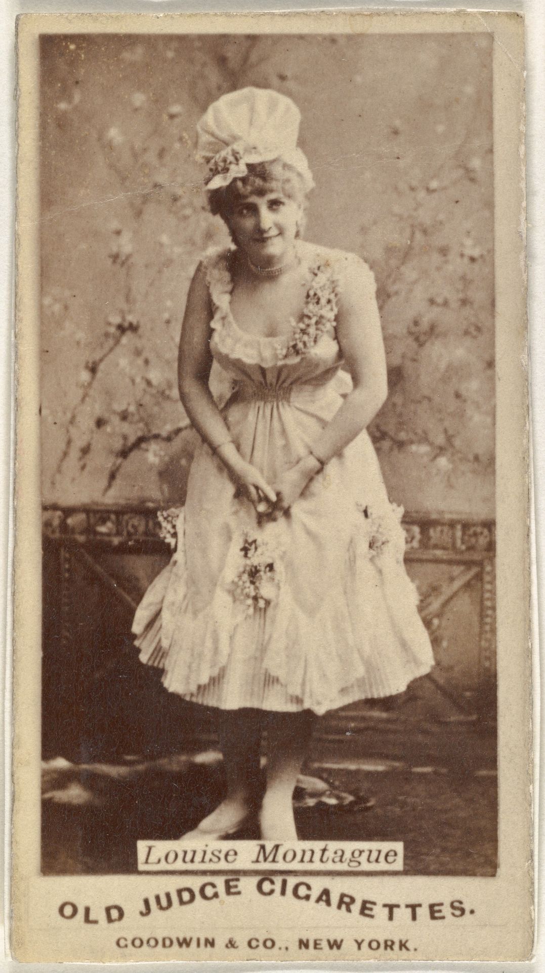 Louise Montague, from the Actors and Actresses series (N171) for Old Judge Cigarettes by Goodwin & Company