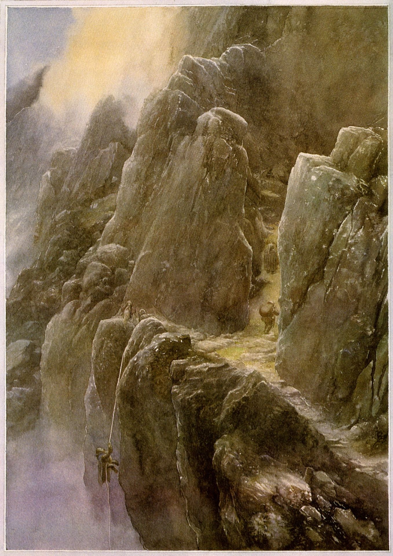 On the Doorstep (Hobbit) by Alan Lee