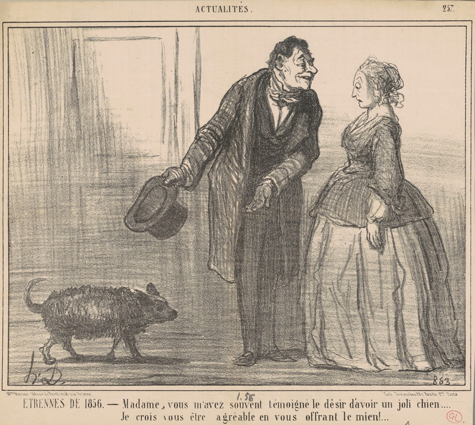 Etrennes de 1856 ... by Honoré Daumier