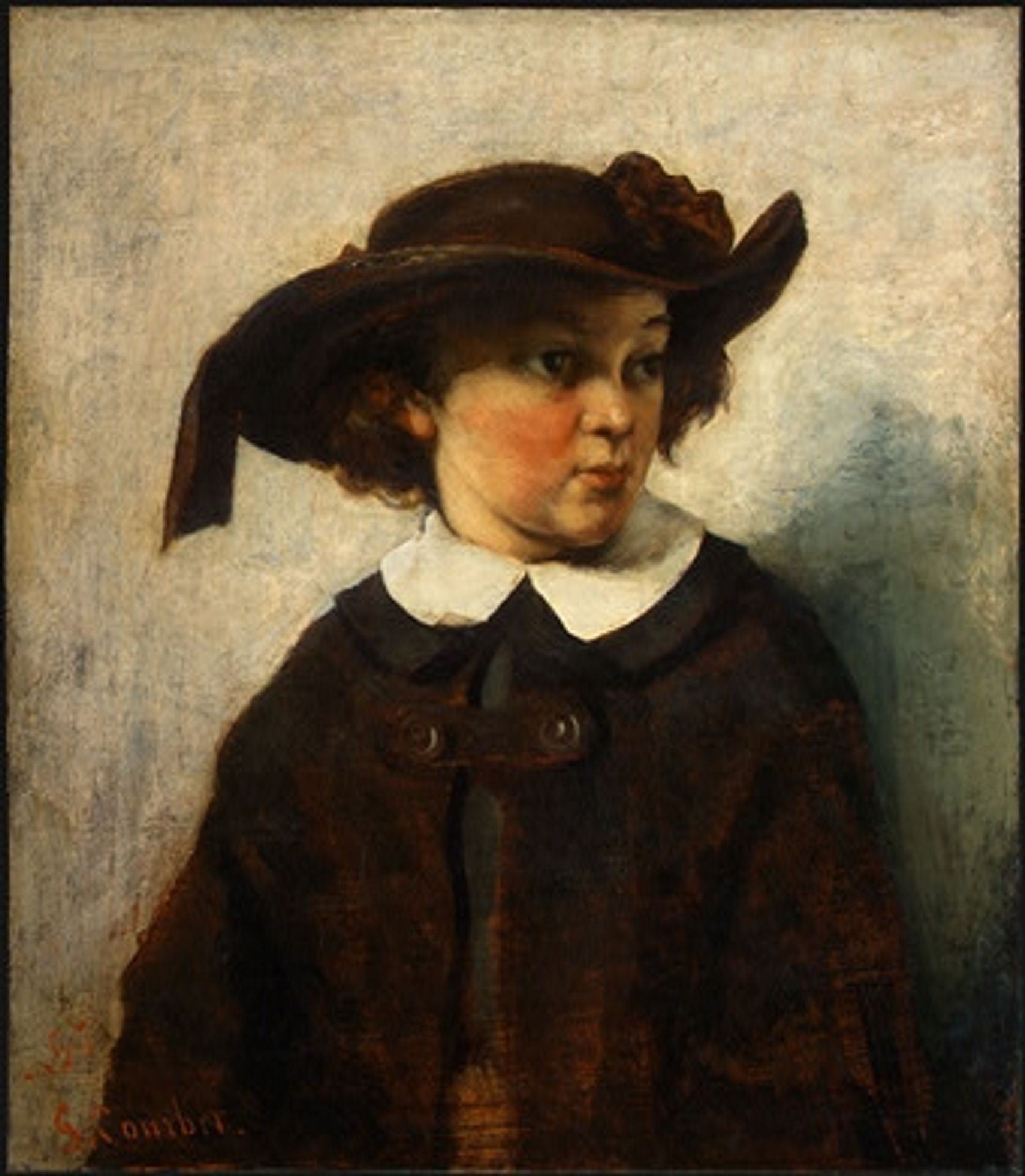 Portrait of a Young Girl by Gustave Courbet