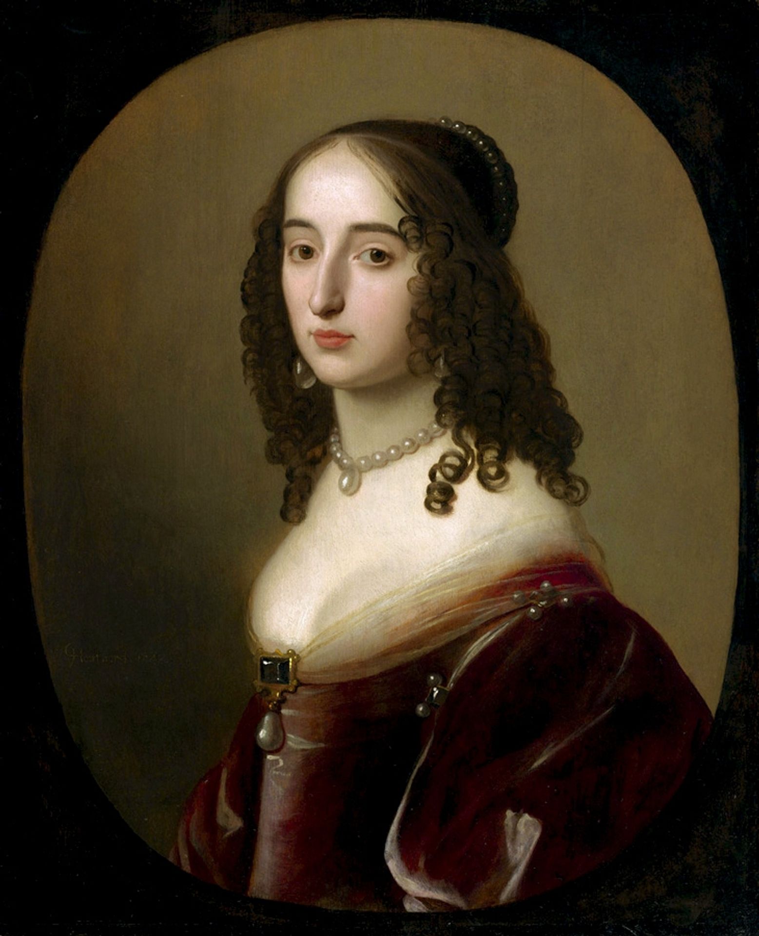 Honthorst Elisabeth Palatine by Gerard van Honthorst