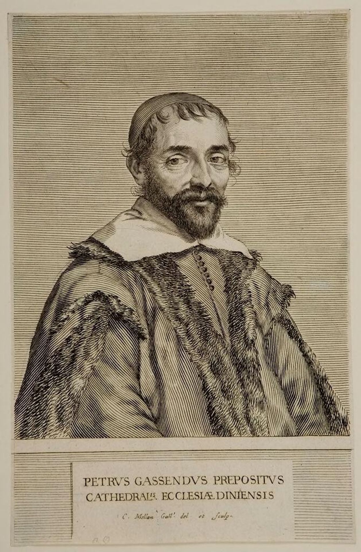 Pierre Gassendi by Claude Mellan