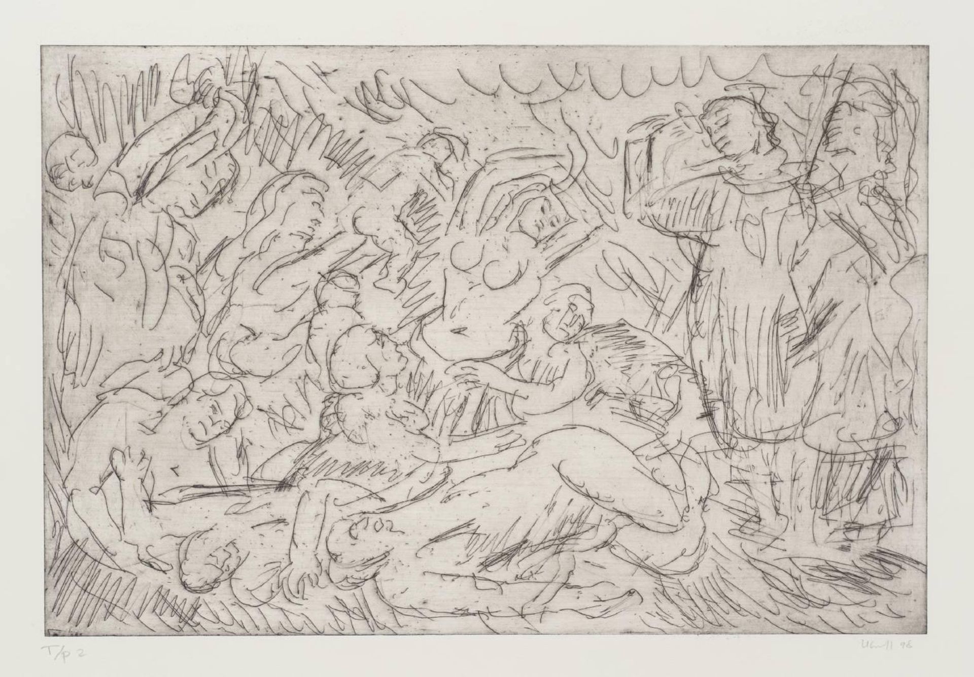The Brazen Serpent (3) by Leon Kossoff
