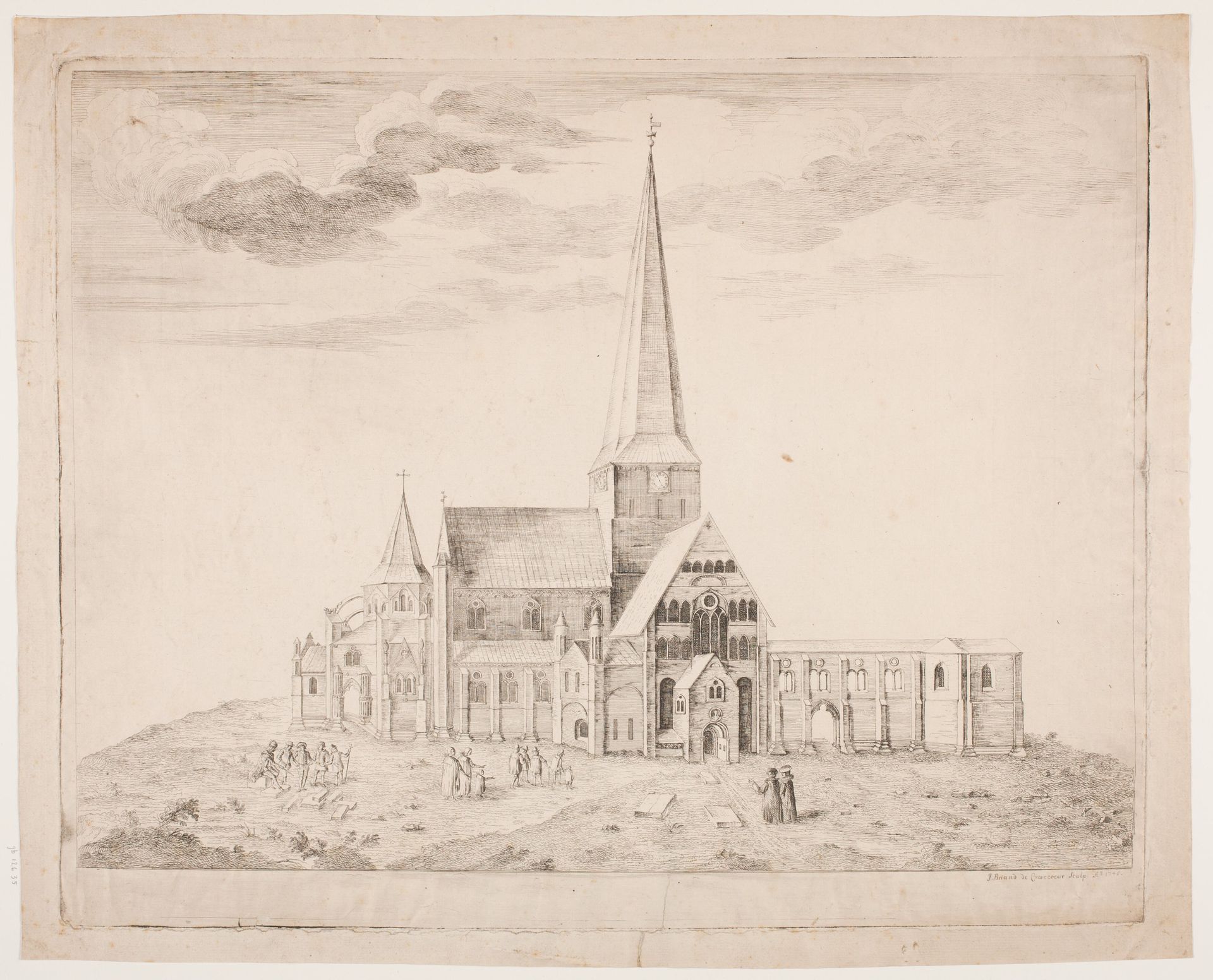 Domkirken i Trondhjem by C. Briand de Crèvecoeur
