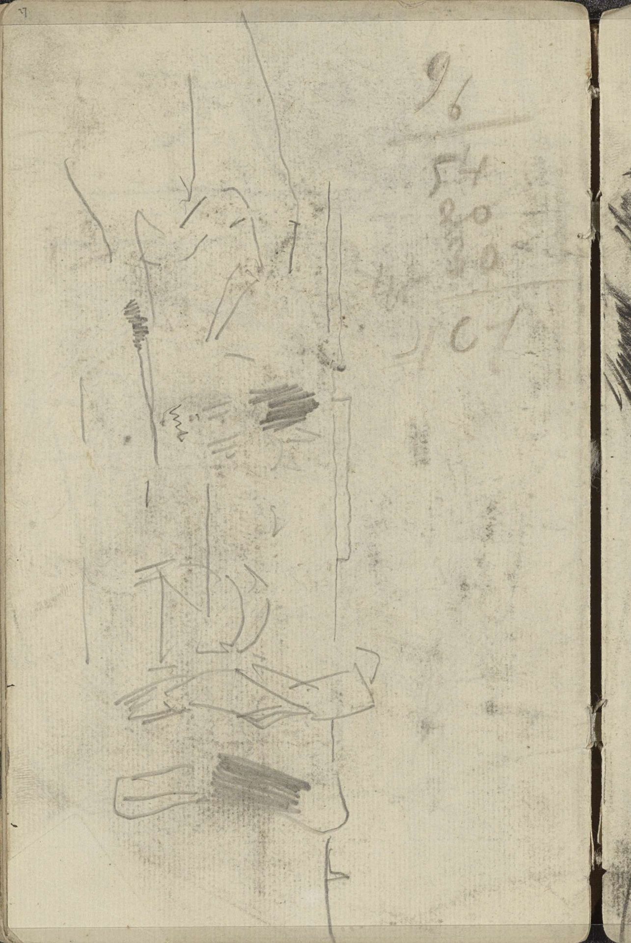 Landschap met figuren, mogelijk boeren by George Hendrik Breitner