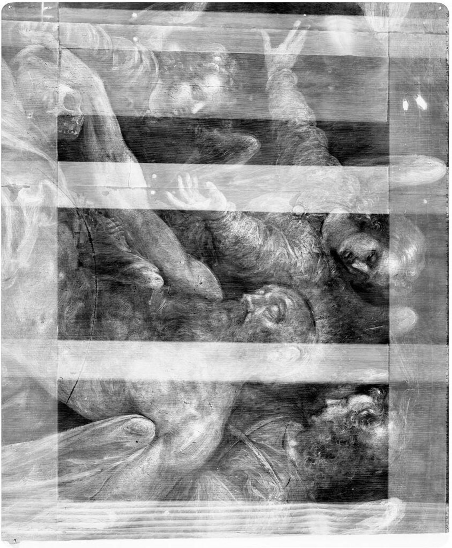 X-radiograph(s) of "Ecstasy of St. Jerome" by Artist of original: Bernardino Passeri