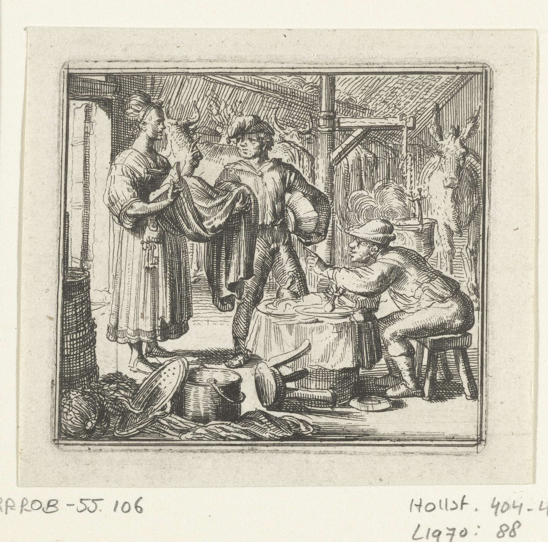 Illustratie voor de Decamerone van Boccaccio by Romeyn de Hooghe