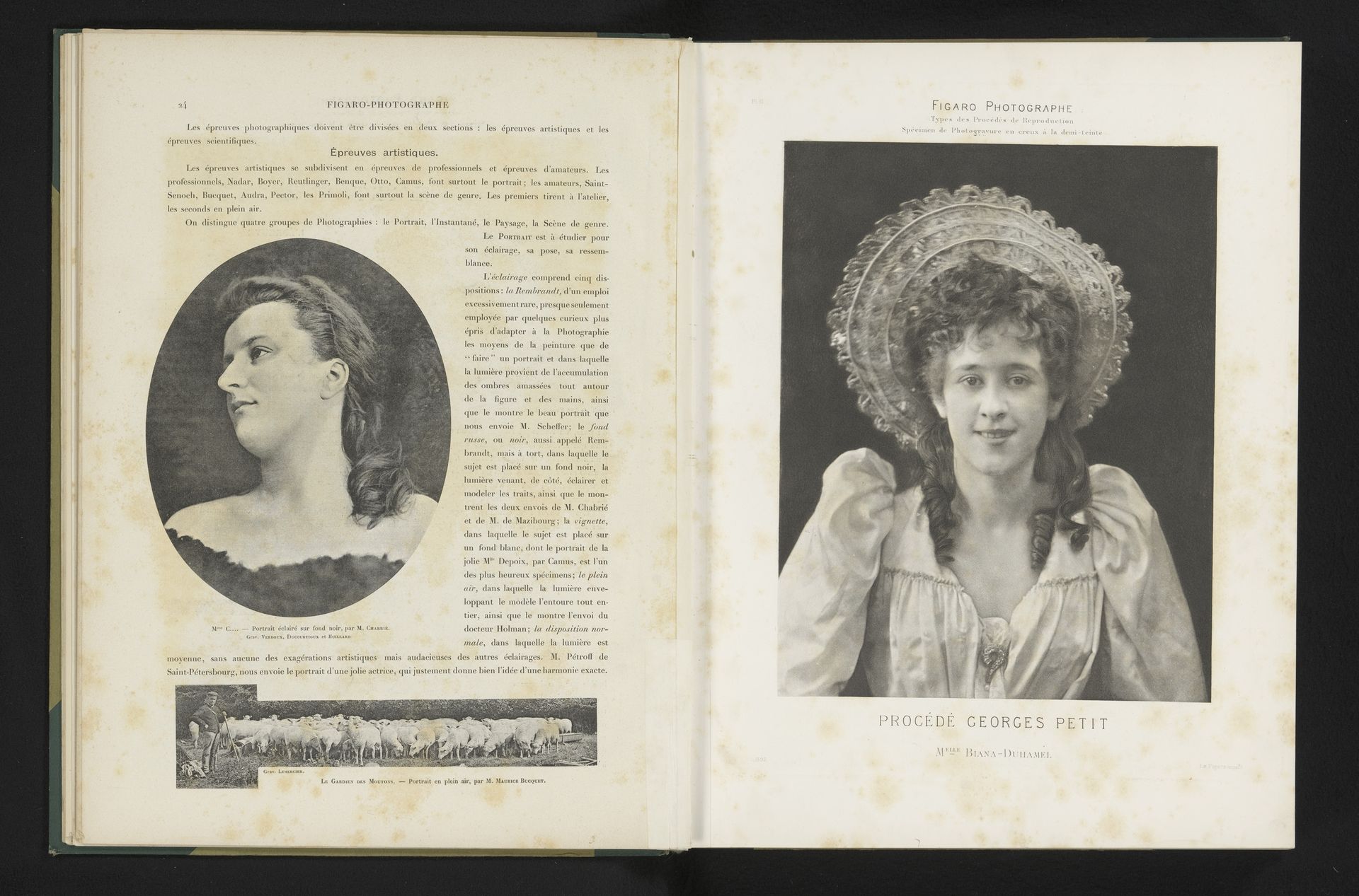 Portret van Biana Duhamel by Georges Petit