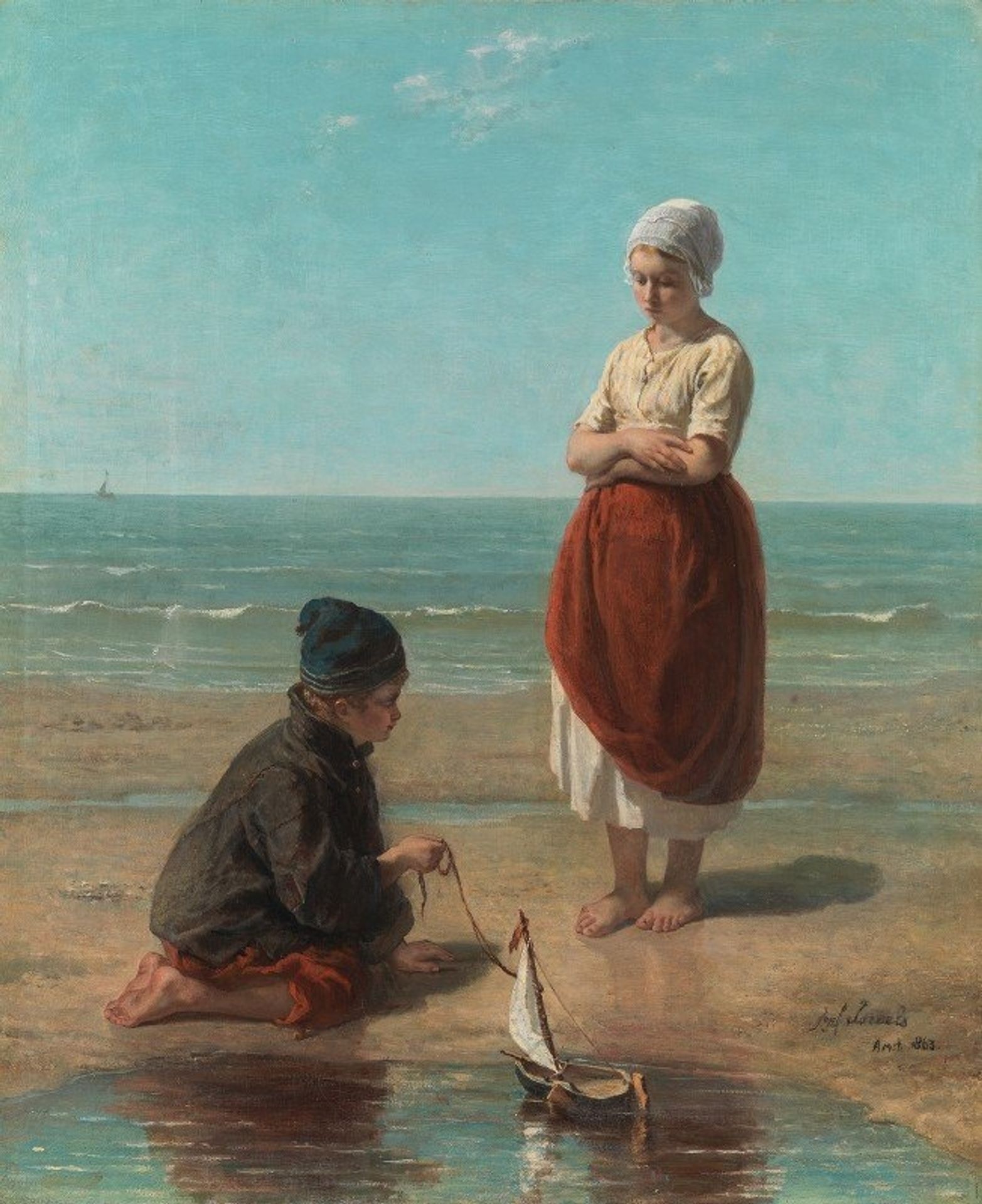 Children of the sea by Jozef Israëls