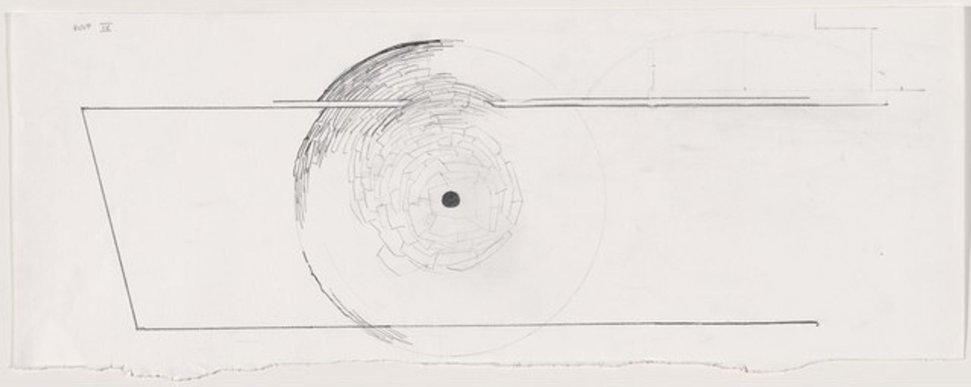 Roof IV - Aerial View by Andy Goldsworthy