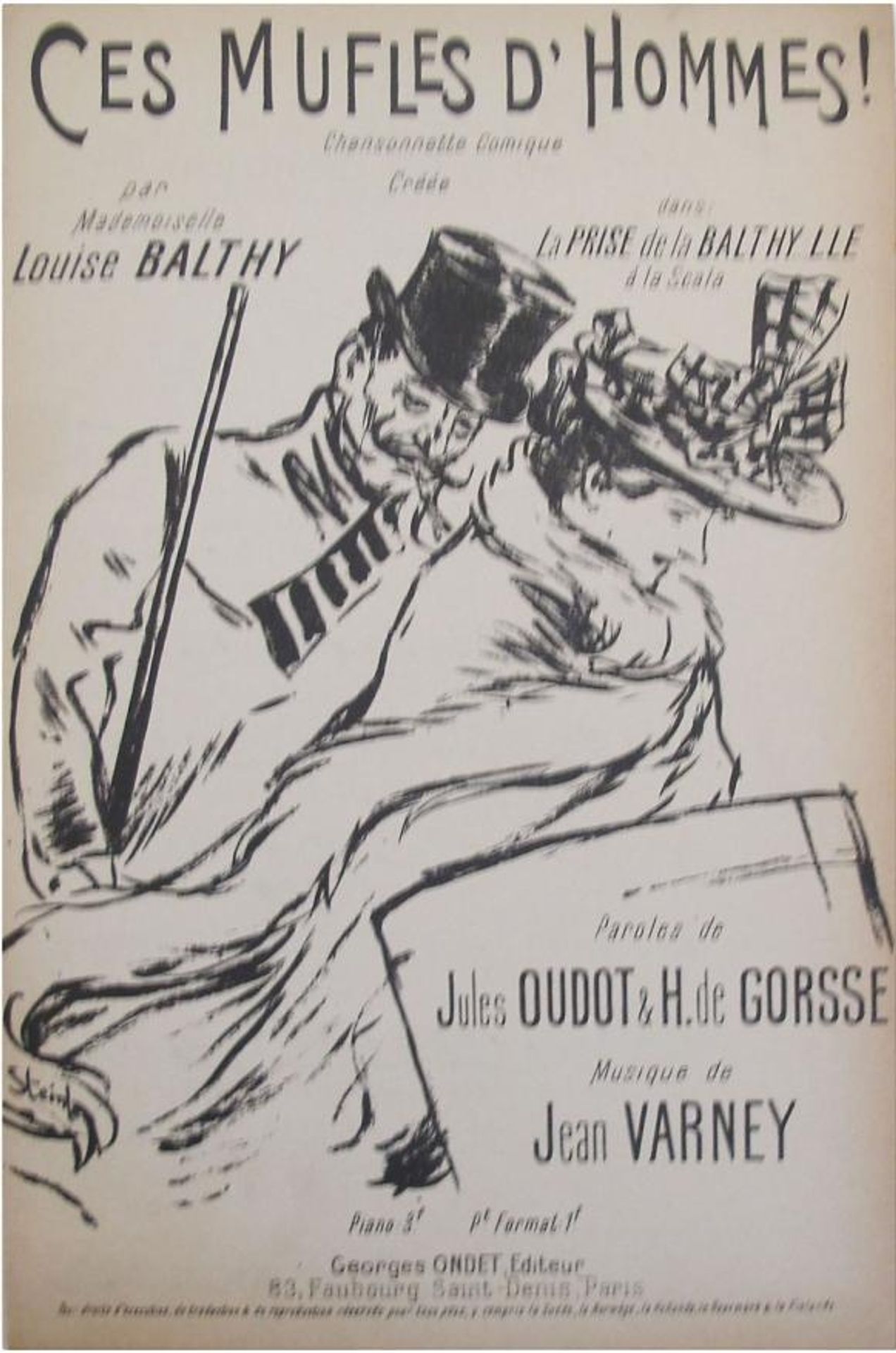 Ces Mufles D'Hommes by Théophile Alexandre Steinlen